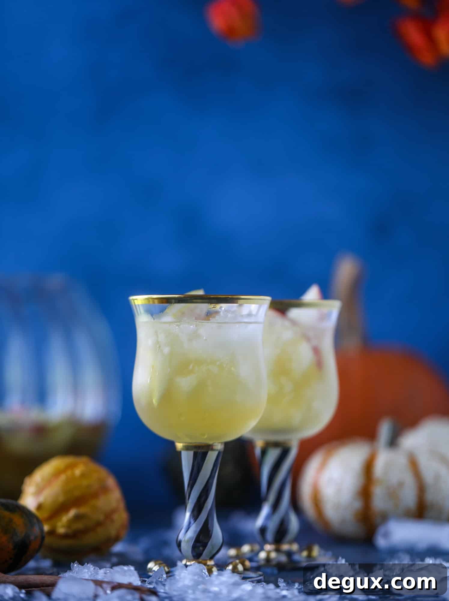 Autumn Pumpkin Sangria Recipe for Fall Entertaining 5 This pumpkin sangria is perfect for the fall and holiday season! A homemade pumpkin pie syrup gives the drink excellent flavor along with bubbles and apple cider and of course, boozy fruit. It's a favorite for Halloween or Thanksgiving! I howsweeteats.com #pumpkin #sangria