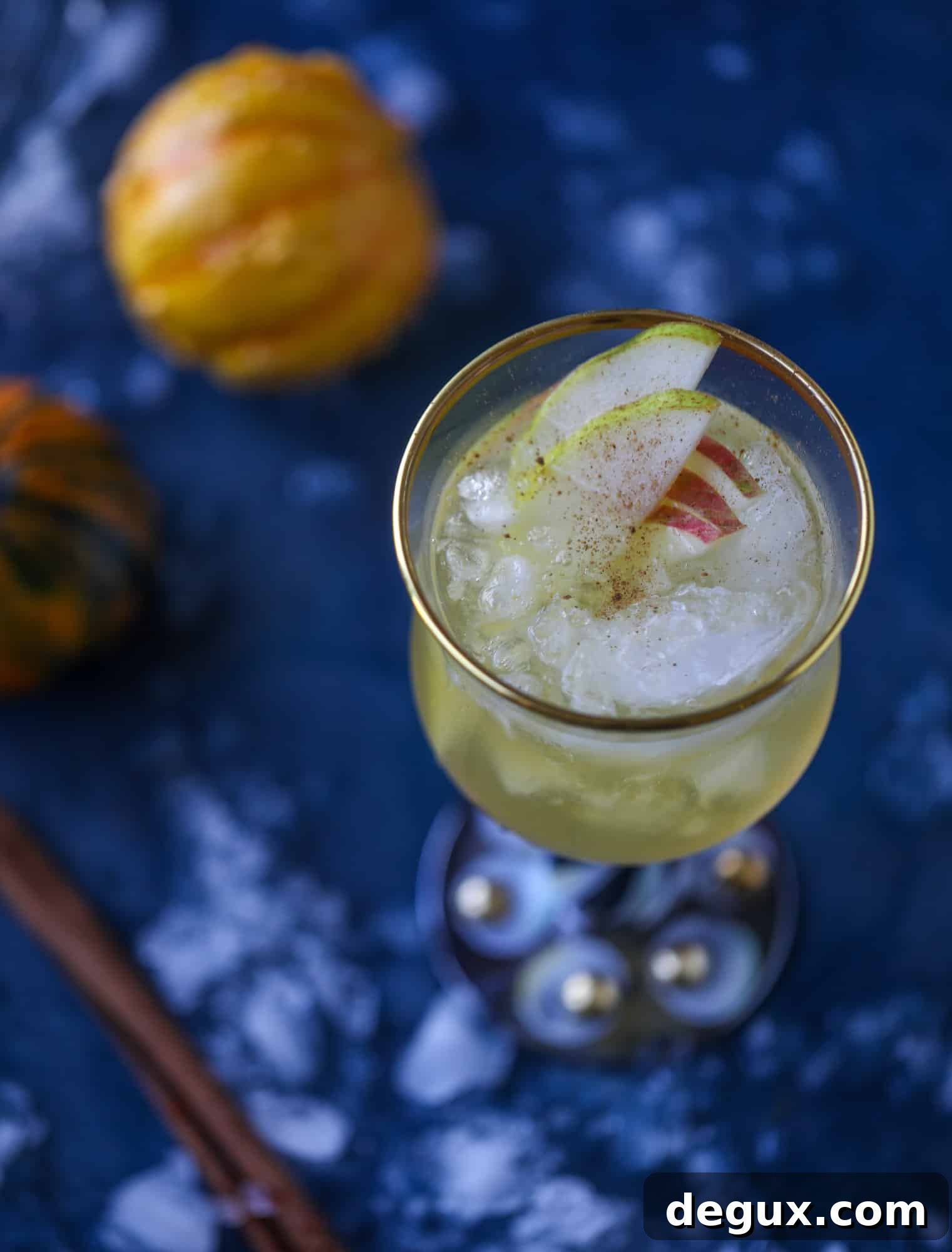 Autumn Pumpkin Sangria Recipe for Fall Entertaining 7 This pumpkin sangria is perfect for the fall and holiday season! A homemade pumpkin pie syrup gives the drink excellent flavor along with bubbles and apple cider and of course, boozy fruit. It's a favorite for Halloween or Thanksgiving! I howsweeteats.com #pumpkin #sangria