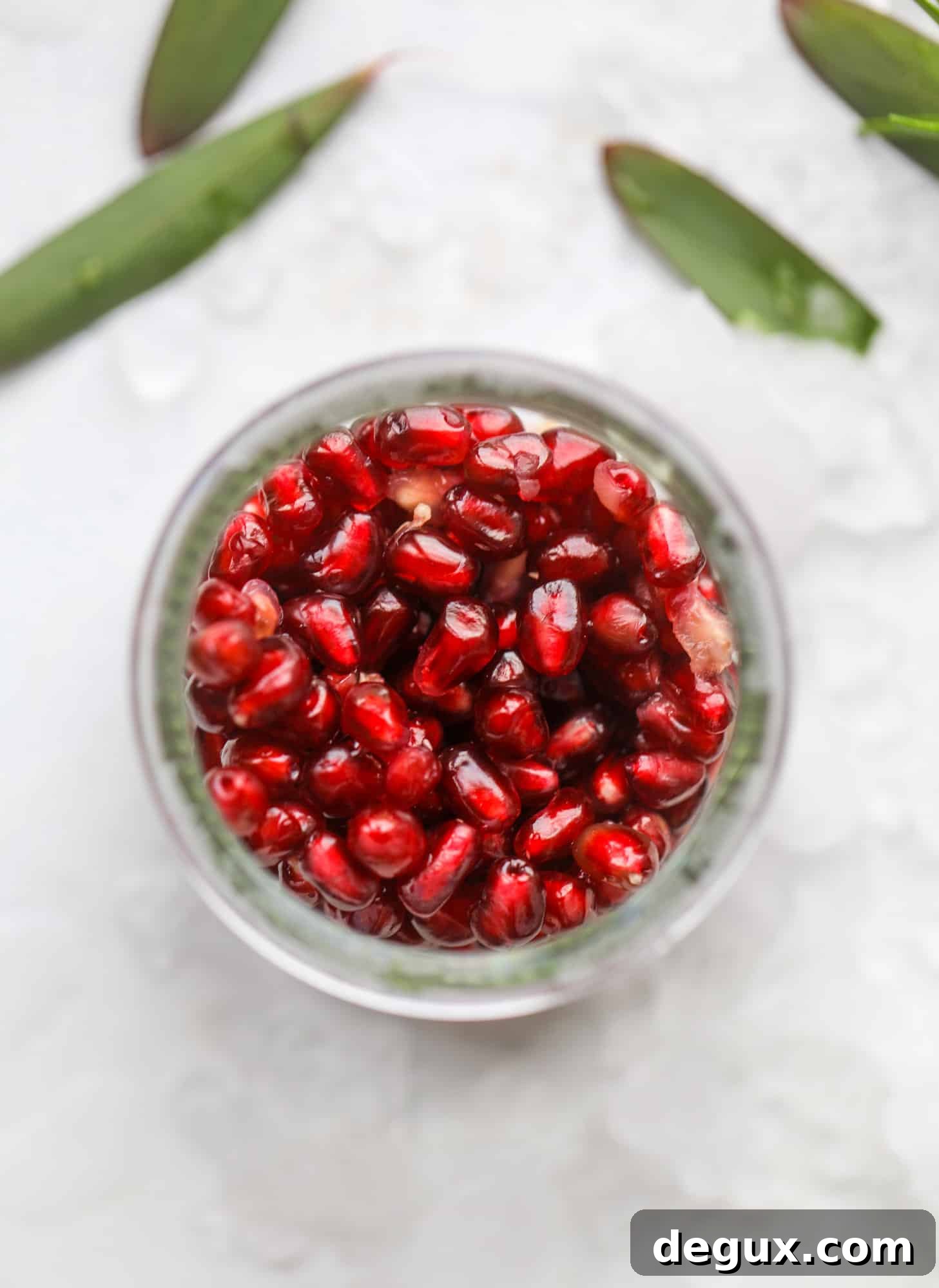 Pomegranate Prosecco Smash: 8 Thanksgiving Cocktails to Try 3 Pomegranate smash cocktail with prosecco and rosemary garnish