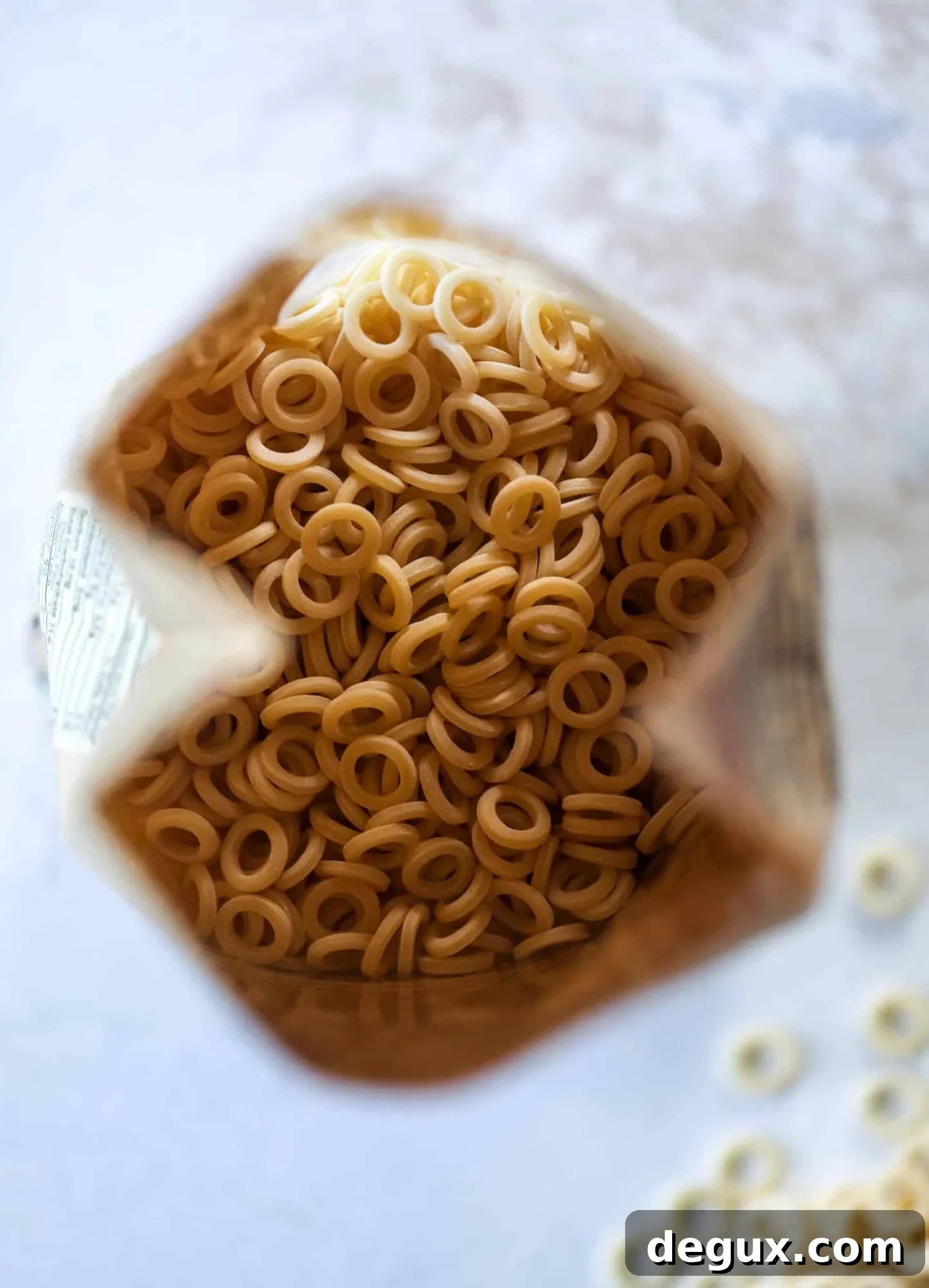 These homemade spaghettios are the ultimate comfort food! They come together in less than 30 minutes, are super easy and flavorful and topped with crispy crunchy manchego cheese that takes the taste over the top!