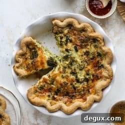 Broccoli Cheddar Quiche Recipe: Flaky Crust and Creamy Filling 8 img 56949 9