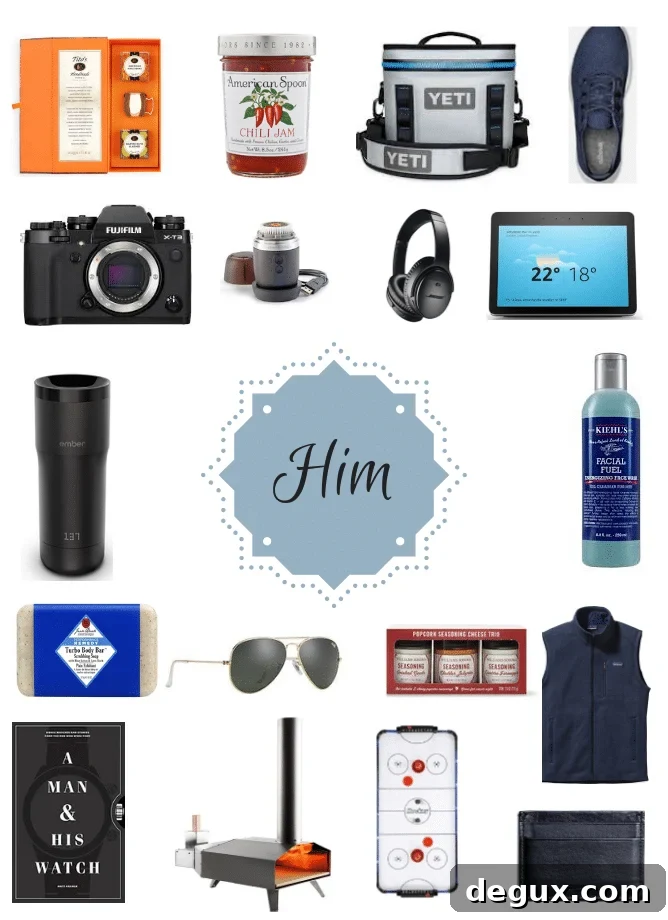 My 2018 men's holiday gift guide is chock-full of all of the favorites that I've bought my husband, brothers and dad in the past - as well as a few things on their wish list! Plus, I really want everything on the list too! I howsweeteats.com #mens #giftguide