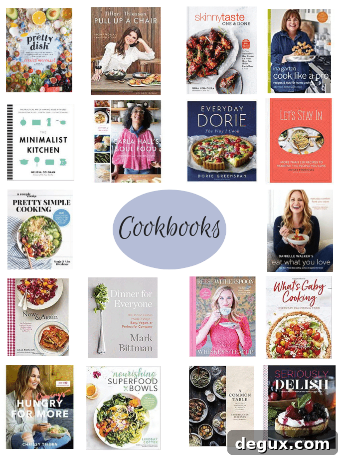 My 2018 cookbook gift guide is filled with cookbooks I use and love. It also has a full gift guide of the best foodie gifts that you can send or bring friends and family during the holiday season! I howsweeteats.com #cookbook #giftguide
