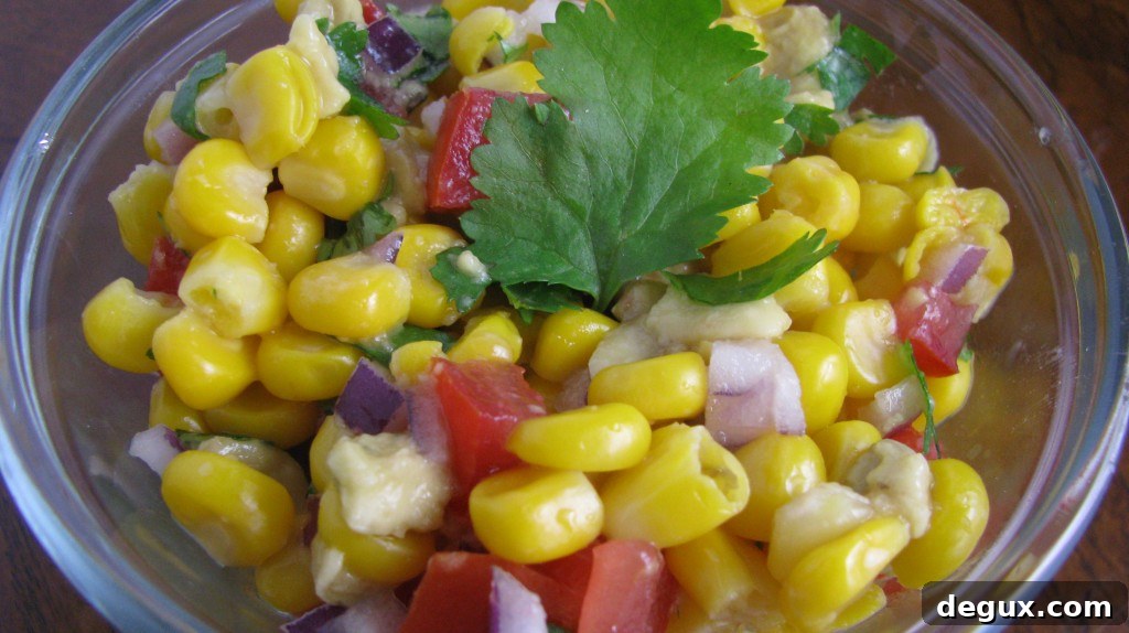 Sweet Corn and Avocado Salsa