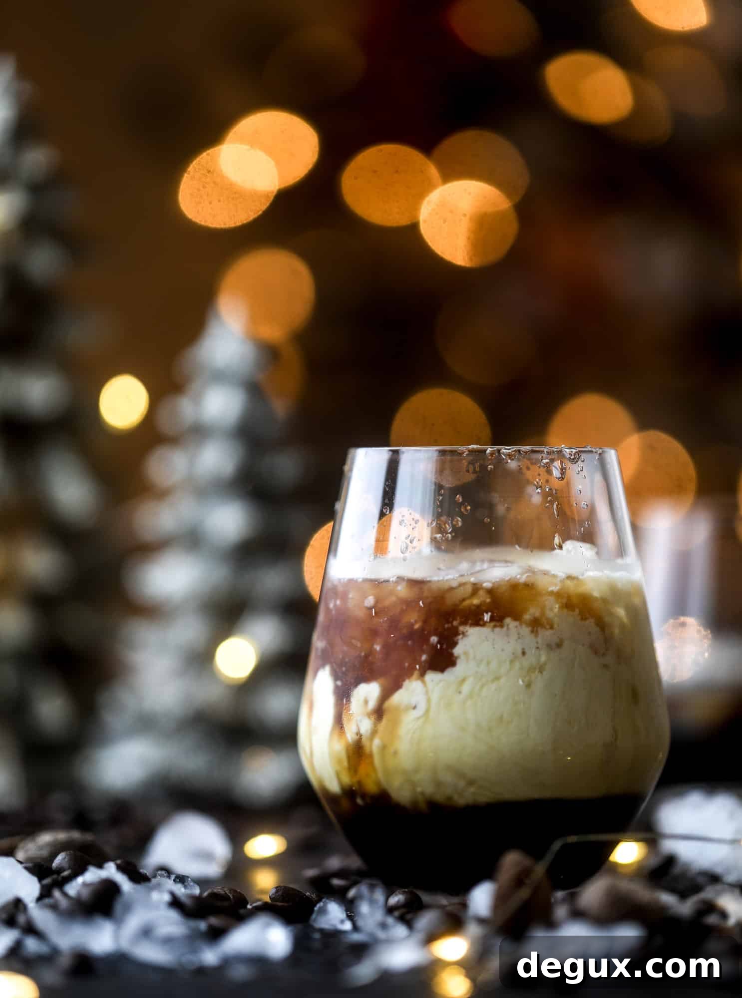 Eggnog White Russian Cocktail Recipe — Festive Holiday Drink 5 The eggnog white russian cocktail is perfect for the holiday season! Coffee liqueur mixed with vanilla vodka and eggnog and topped with freshly grated nutmeg is the perfect treat and oh-so festive! I howsweeteats.com #eggnog #whiterussian