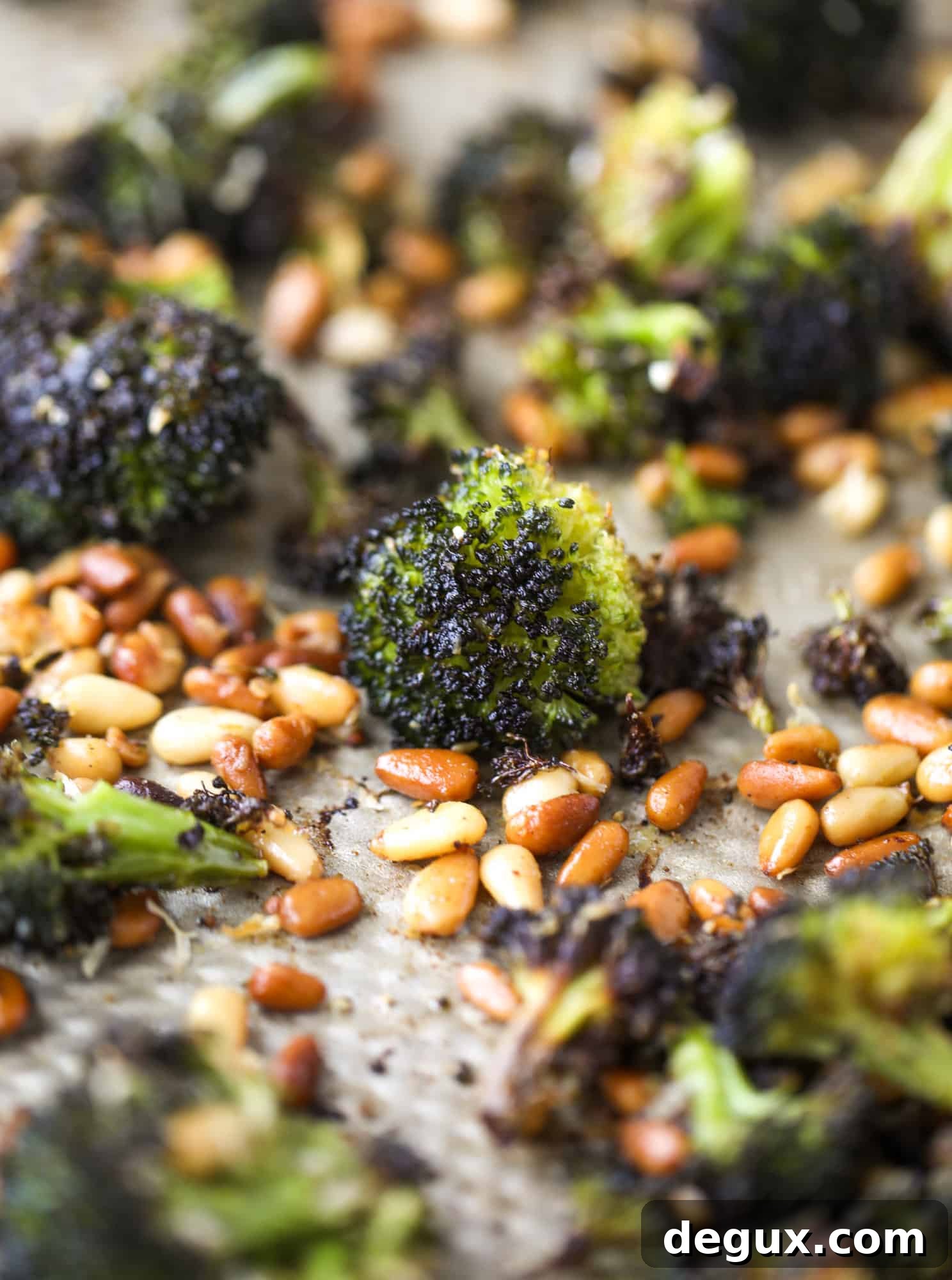 Parmesan Roasted Broccoli: A Flavorful Sunday Side Dish 7 This parmesan roasted broccoli is irresistible and will turn even the biggest broccoli haters into broccoli lovers! Major flavor in this roasted broccoli!