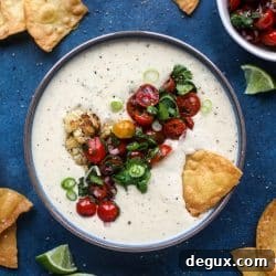 Roasted Cauliflower Queso Recipe: Creamy Vegan Dip for Parties 11 img 58442 10
