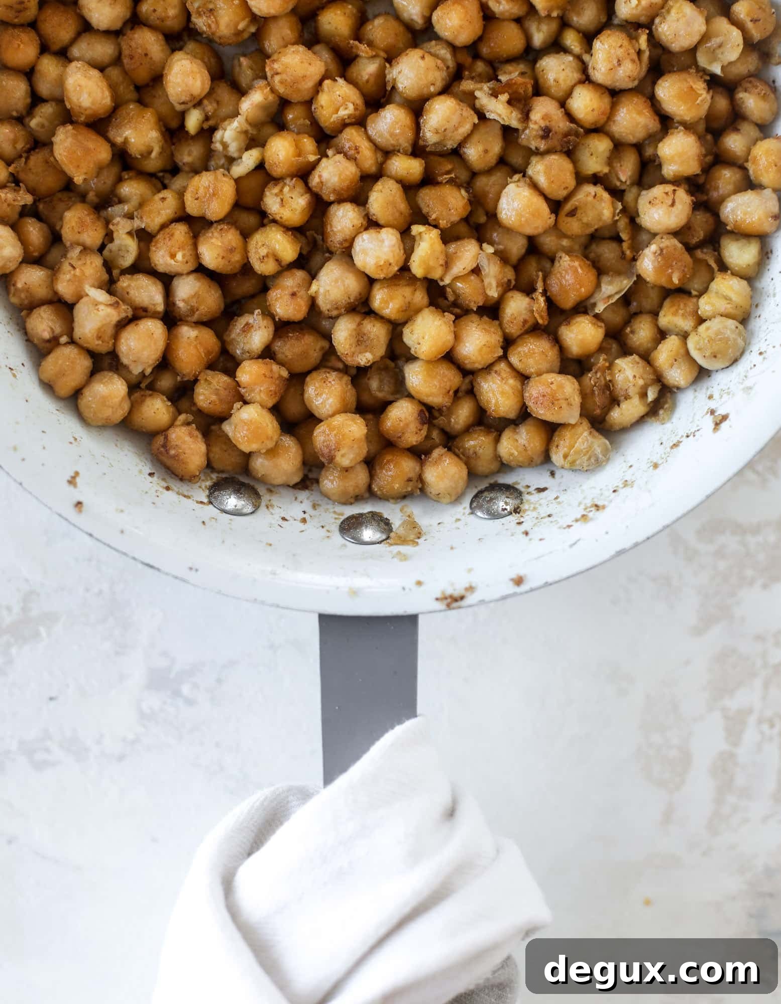 Chickpea Bacon Ranch Chopped Salad Recipe 3 The chickpea bacon ranch salad has a ton of crispy, crunchy texture and flavor. It's satisfying and super easy to prep ahead of time too! I howsweeteats.com #chickpea #salad