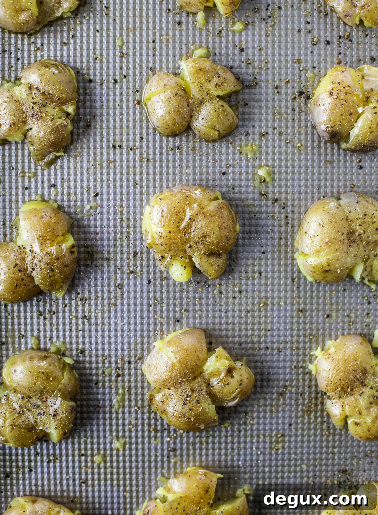 Crispy Roasted Smashed Potatoes: Sunday Side Dish Recipe 4 potatoes before smashing