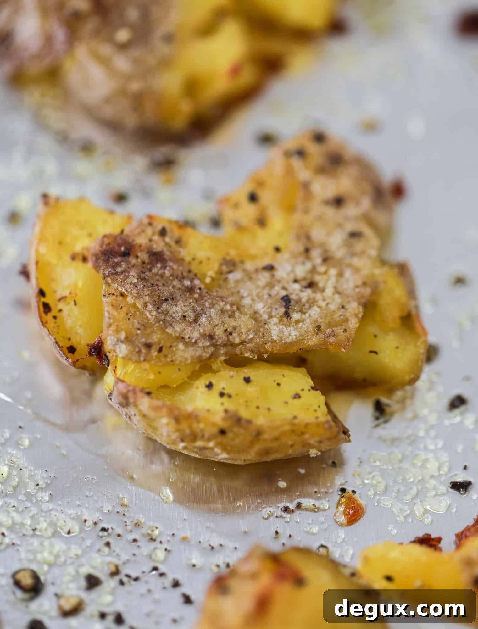 Crispy Roasted Smashed Potatoes: Sunday Side Dish Recipe 6 This is our favorite side dish ever! Crispy smashed potatoes roasted in the oven to perfection. Serve them with a dipping sauce or as a side dish!
