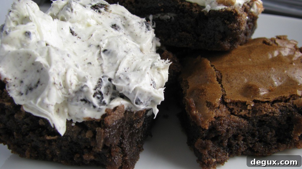 Brownies on a plate