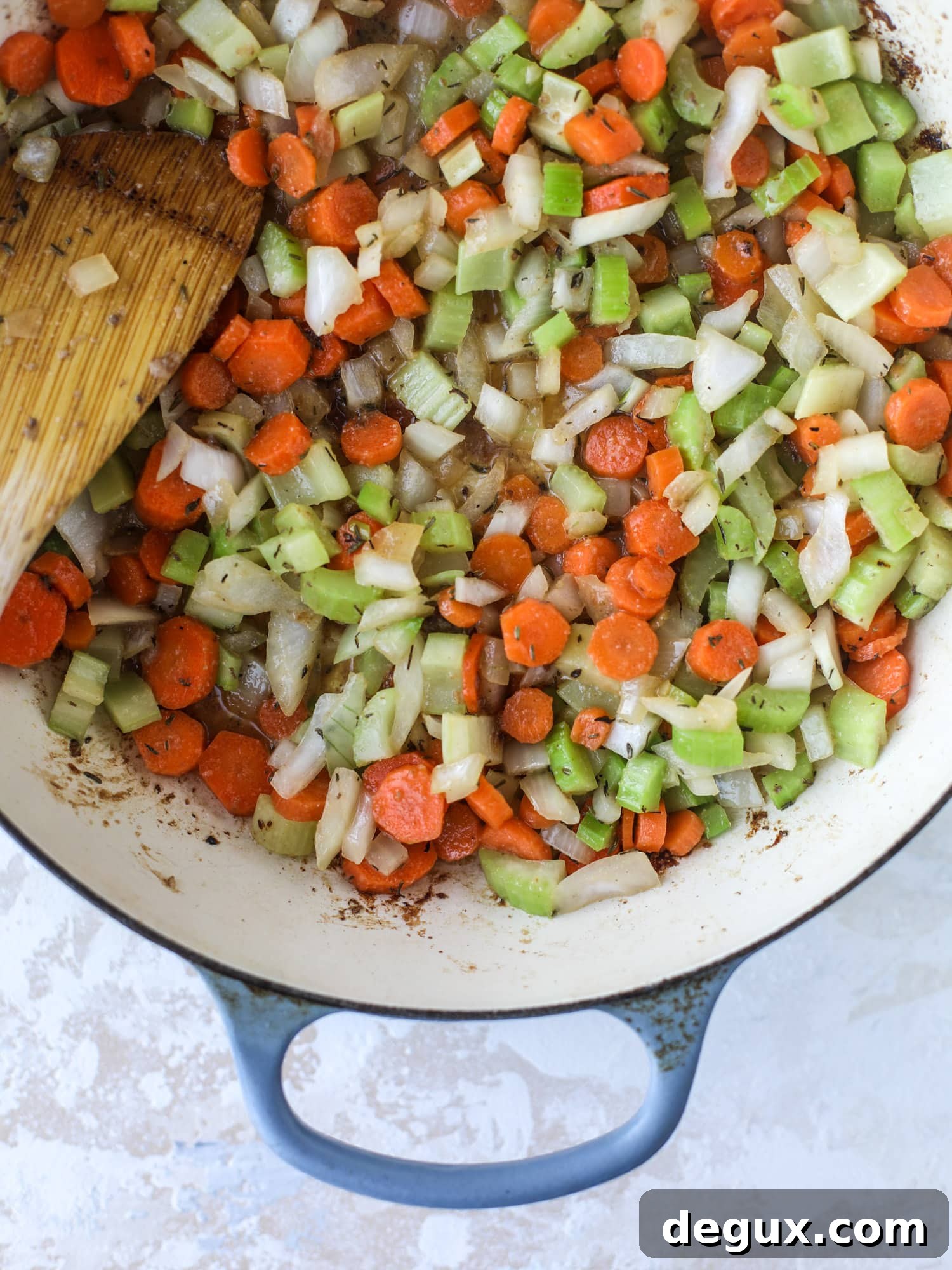 Guinness pot pie - tender beef, vegetables, and beer bread biscuits