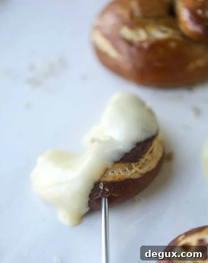 11 Must-Try Recipes to Cook Before St. Patrick’s Day 6 Spiced pretzels with cheddar fondue