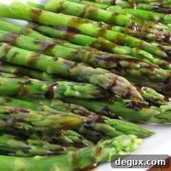 Grilled asparagus