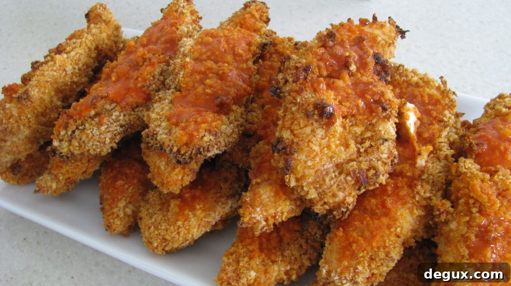 Boneless buffalo strips Lightened-up boneless buffalo strips