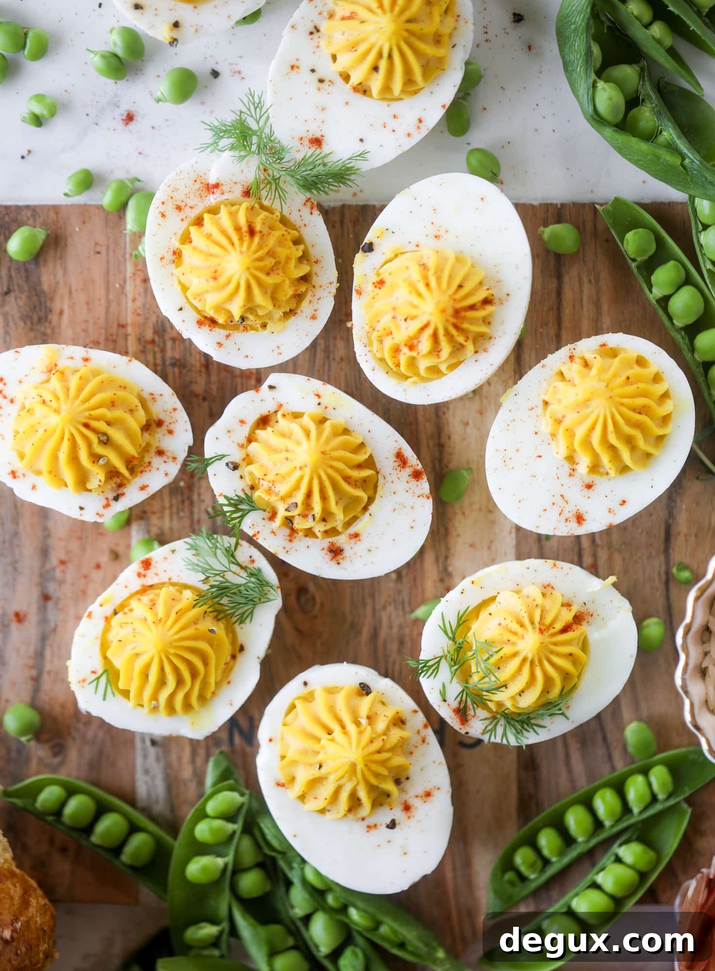 Build an Easter Brunch Board with Calabrian Chili Bloody Marys 11 The highlight of this Easter brunch board are the deviled eggs and soft boiled eggs! Add some avocado toast, donuts and bloody marys and you've arrived. I howsweeteats.com #brunch #board