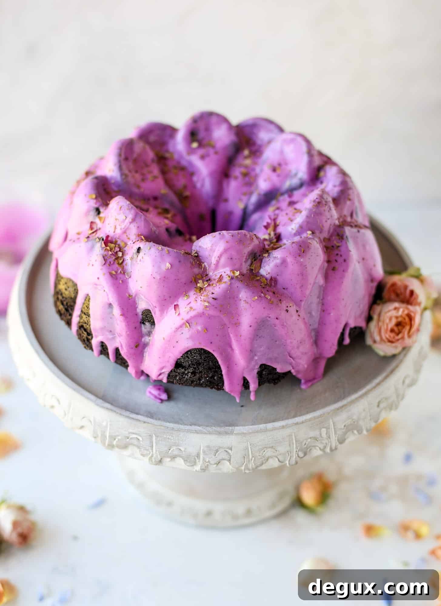 Indulgent Dark Chocolate Dragon Fruit Cake Recipe 7 chocolate dragon fruit cake