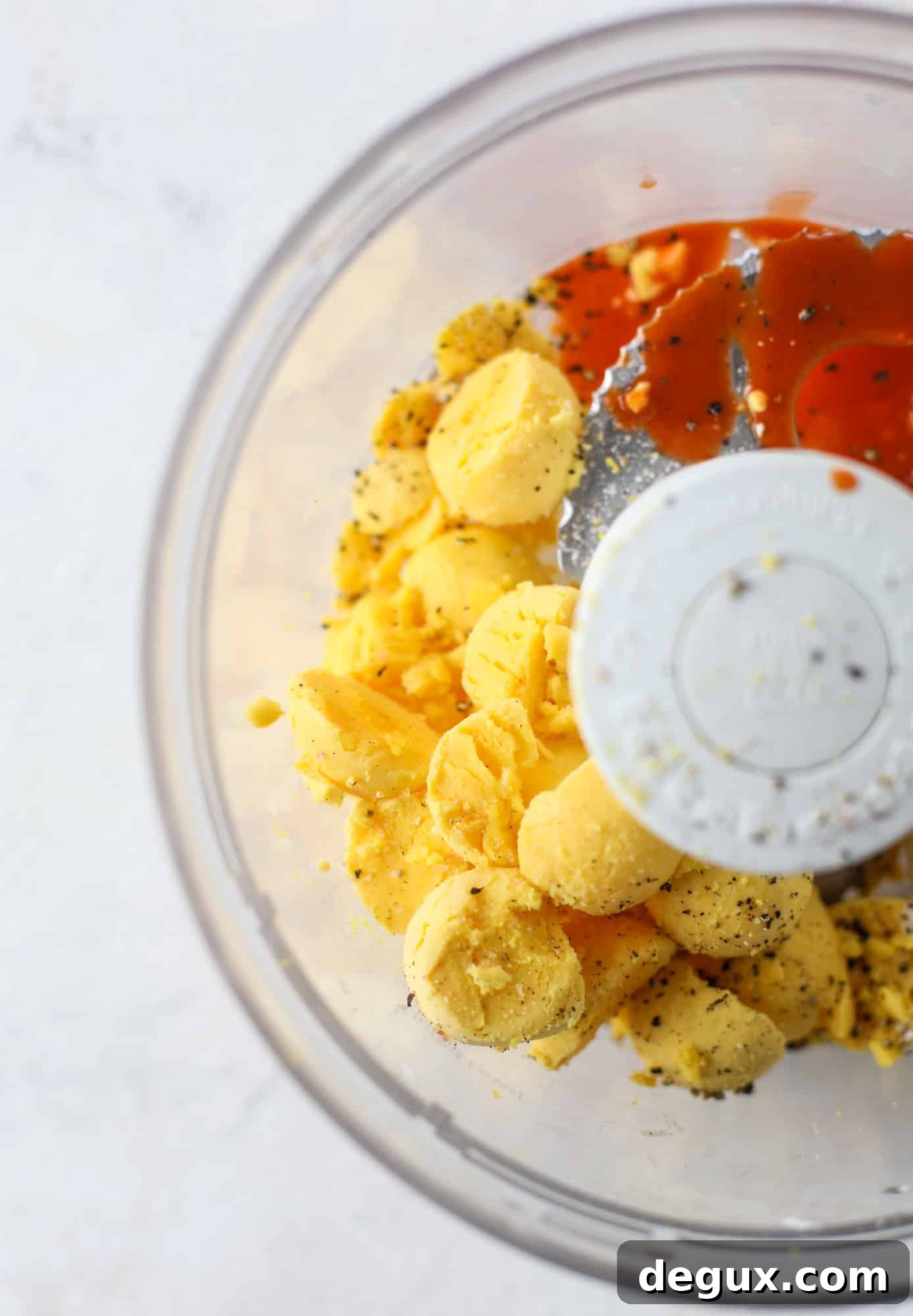 making buffalo deviled eggs