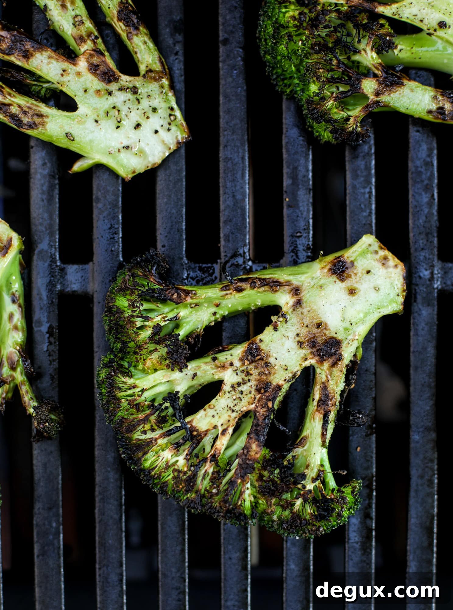 broccoli on the grill 