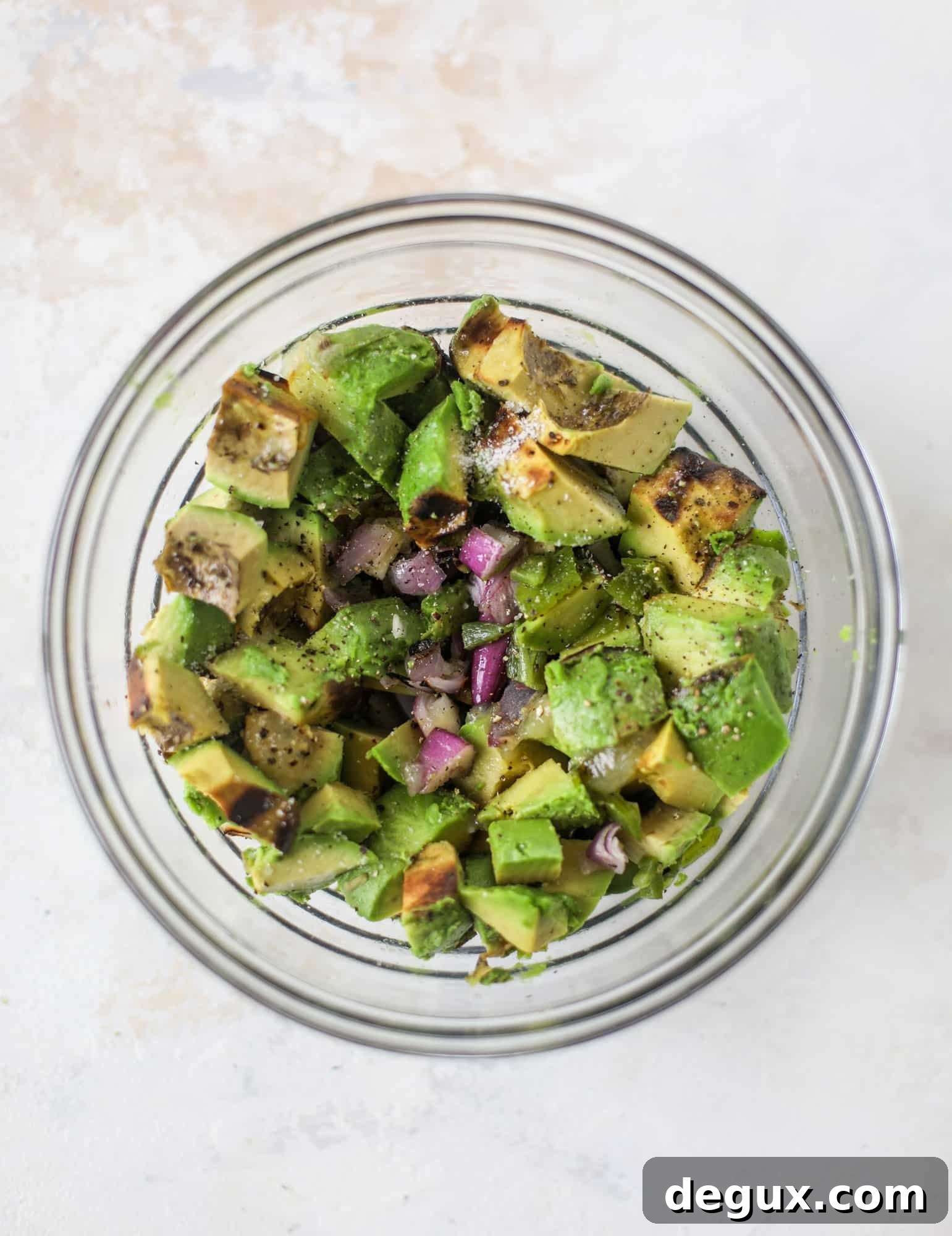 Grilled Avocado and Cotija Cheese Dip Recipe 6 Take your guac up a notch by grilling the ingredients! This grilled guacamole is smoky and flavorful and just begging for all the chips.