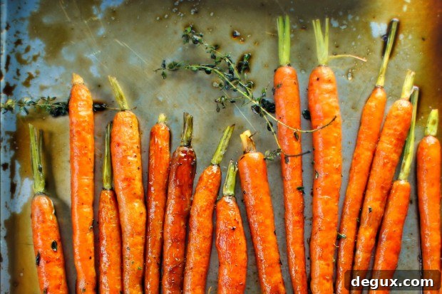 Whole Roasted Glazed Carrots Glazed Whole Roasted Carrots l SimplyScratch.com