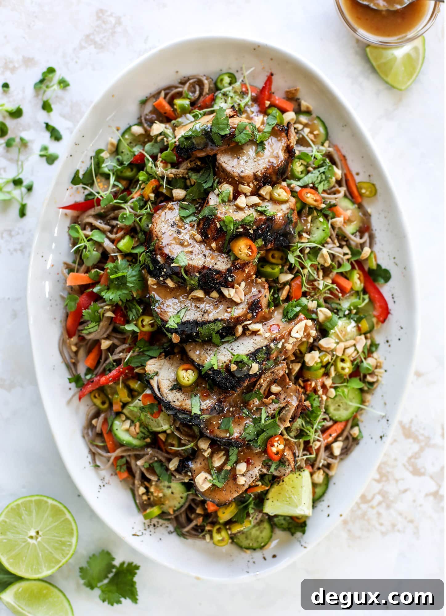 grilled thai pork tenderloin