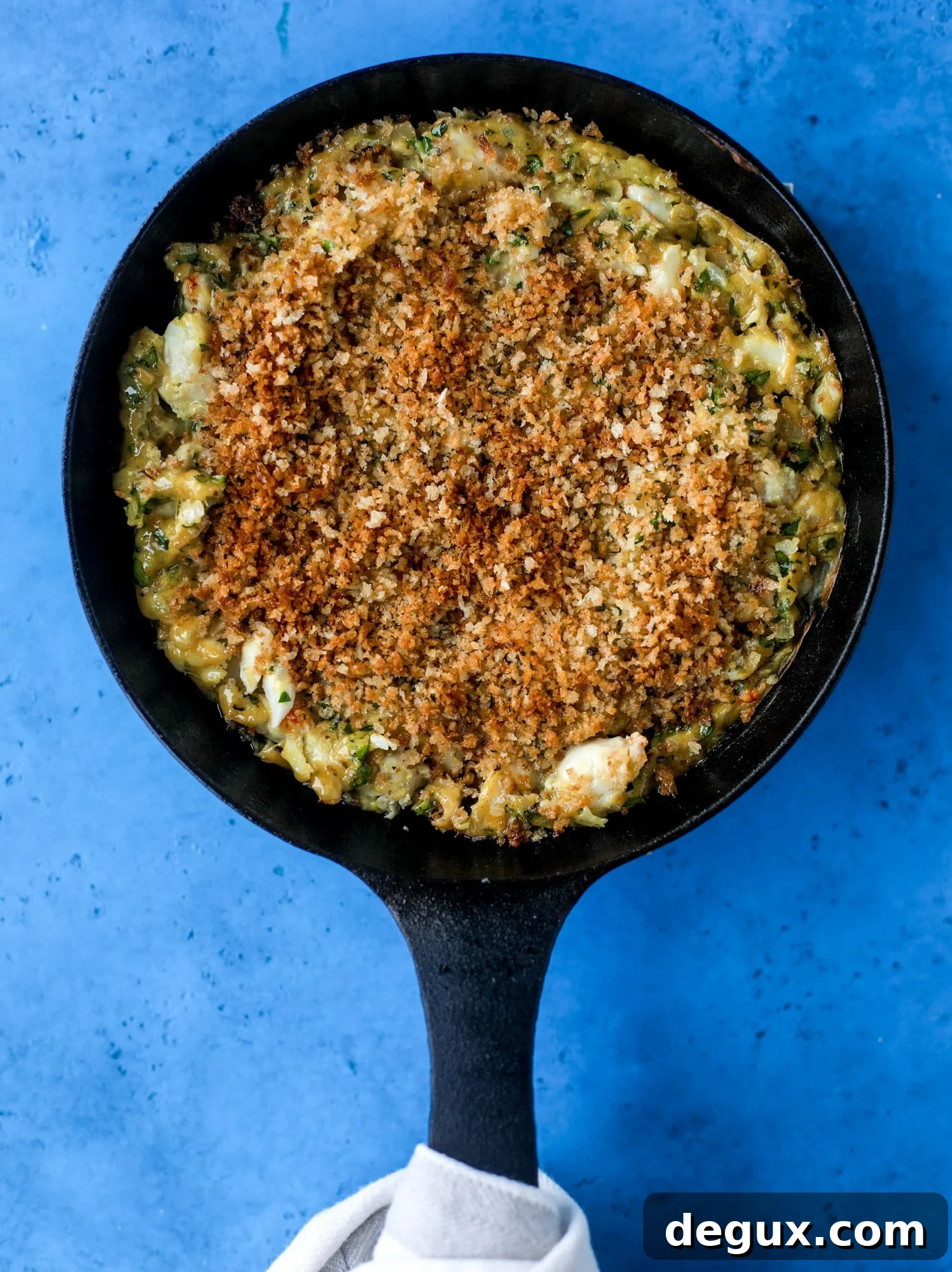 Creamy Deviled Crab Dip Recipe for Parties and Appetizers 4 deviled crab dip skillet