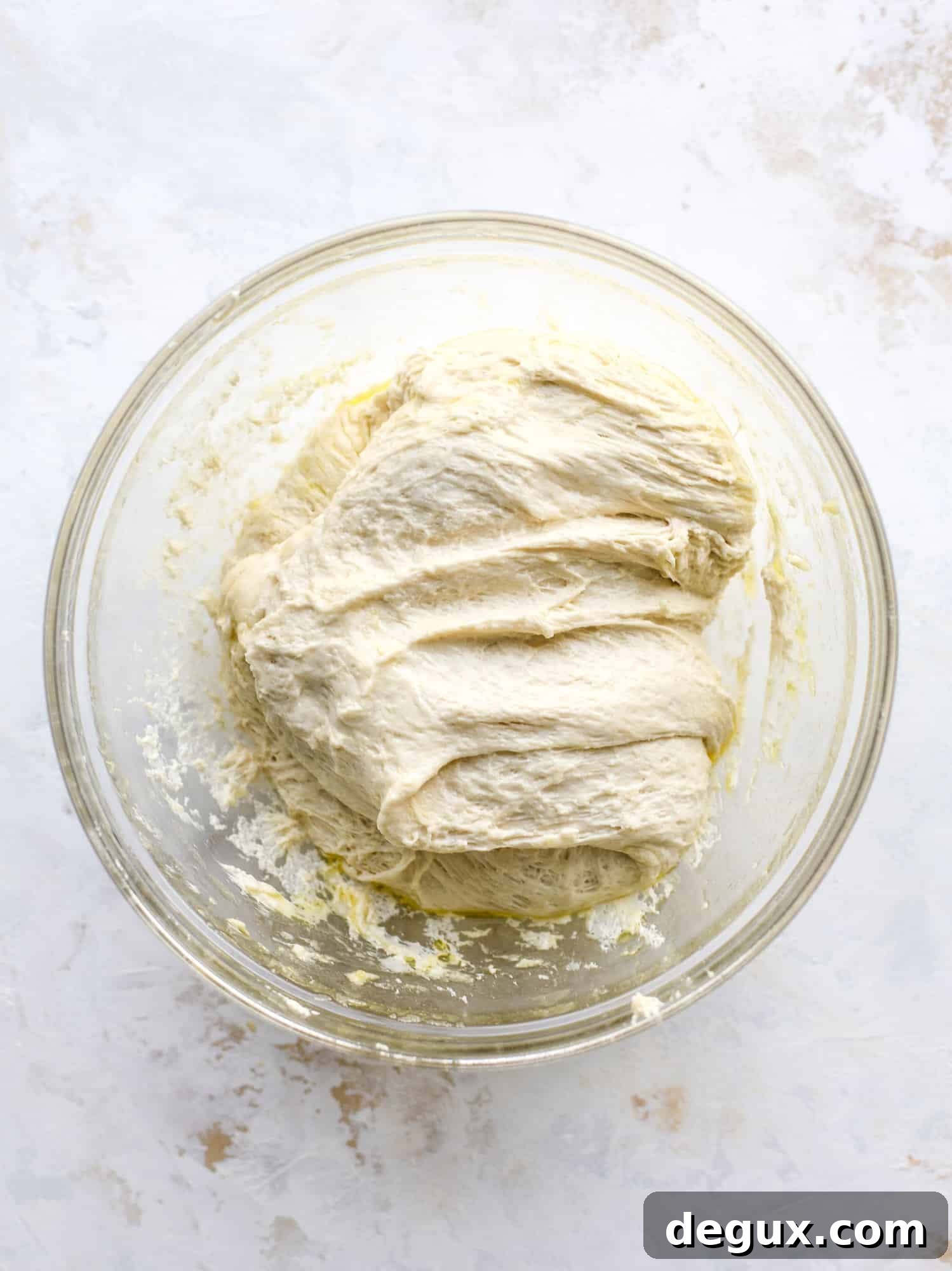Caramelized Onion & Garlic Butter Grilled Focaccia Recipe 3 dough