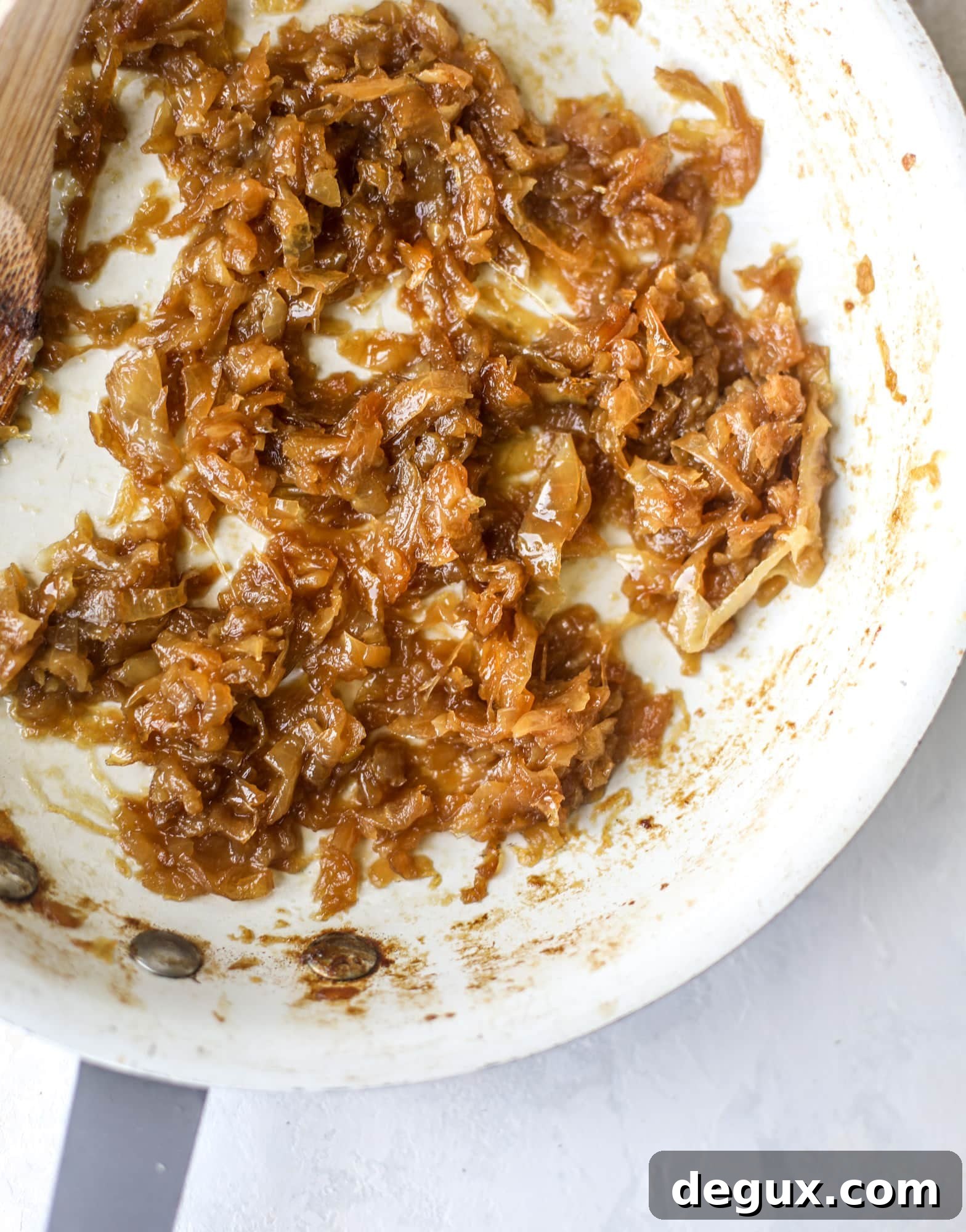 Caramelized Onion & Garlic Butter Grilled Focaccia Recipe 4 caramelized onions