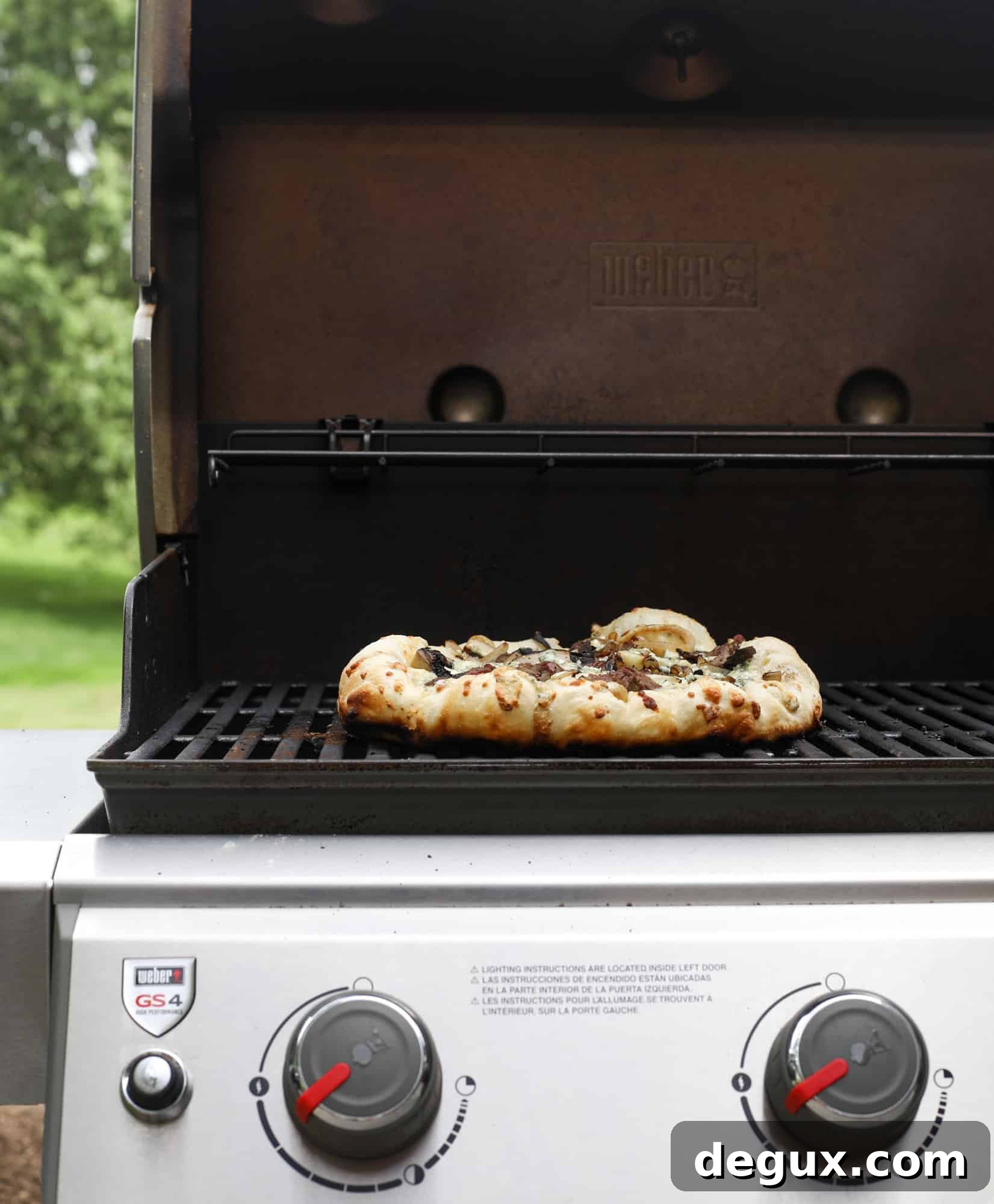 how to grill pizza 