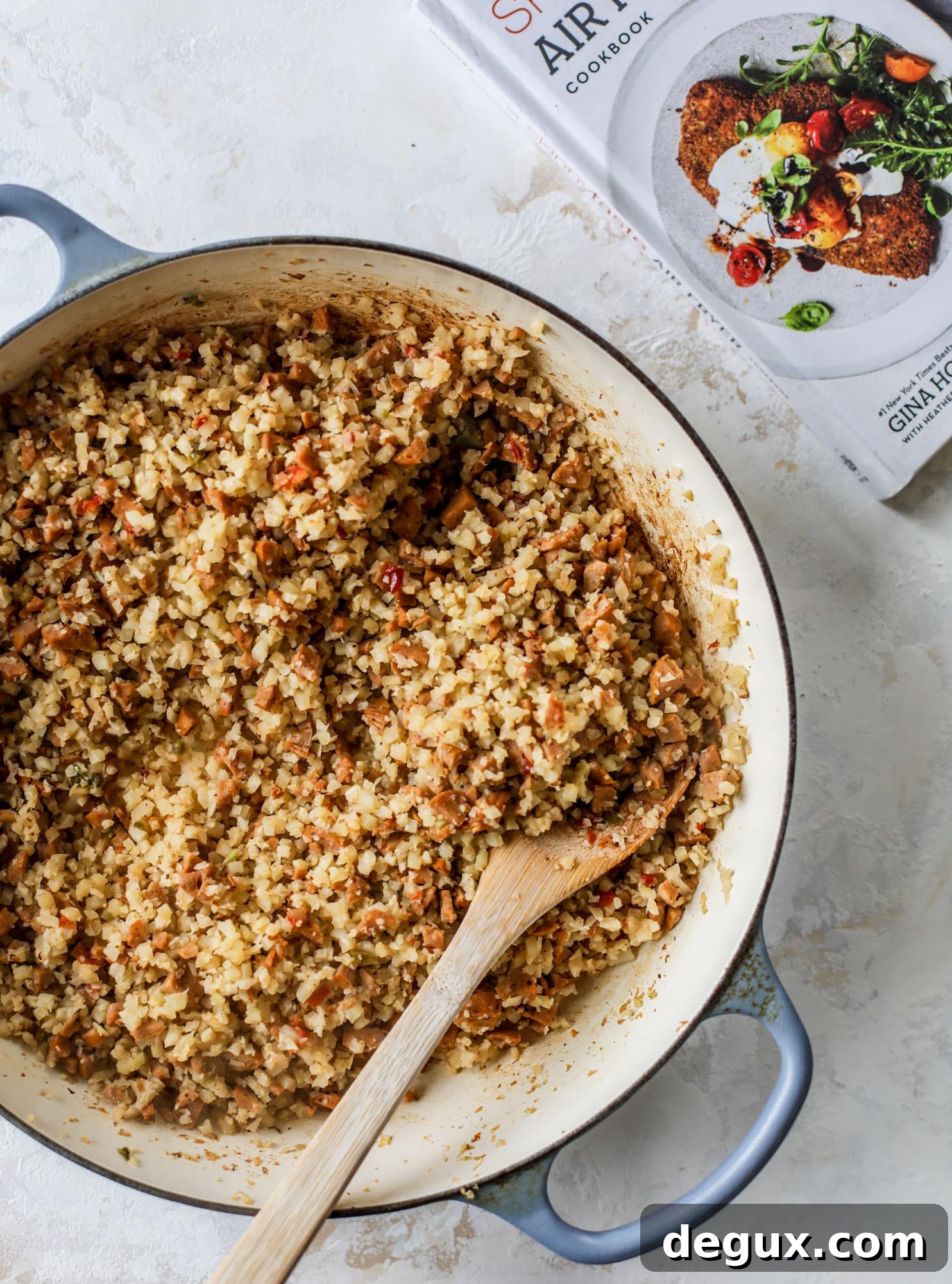 cauliflower rice arancini filling
