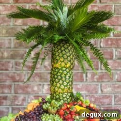 Create a Pineapple Palm Tree Fruit Tray: Step-by-Step Guide 8 img 61132 7