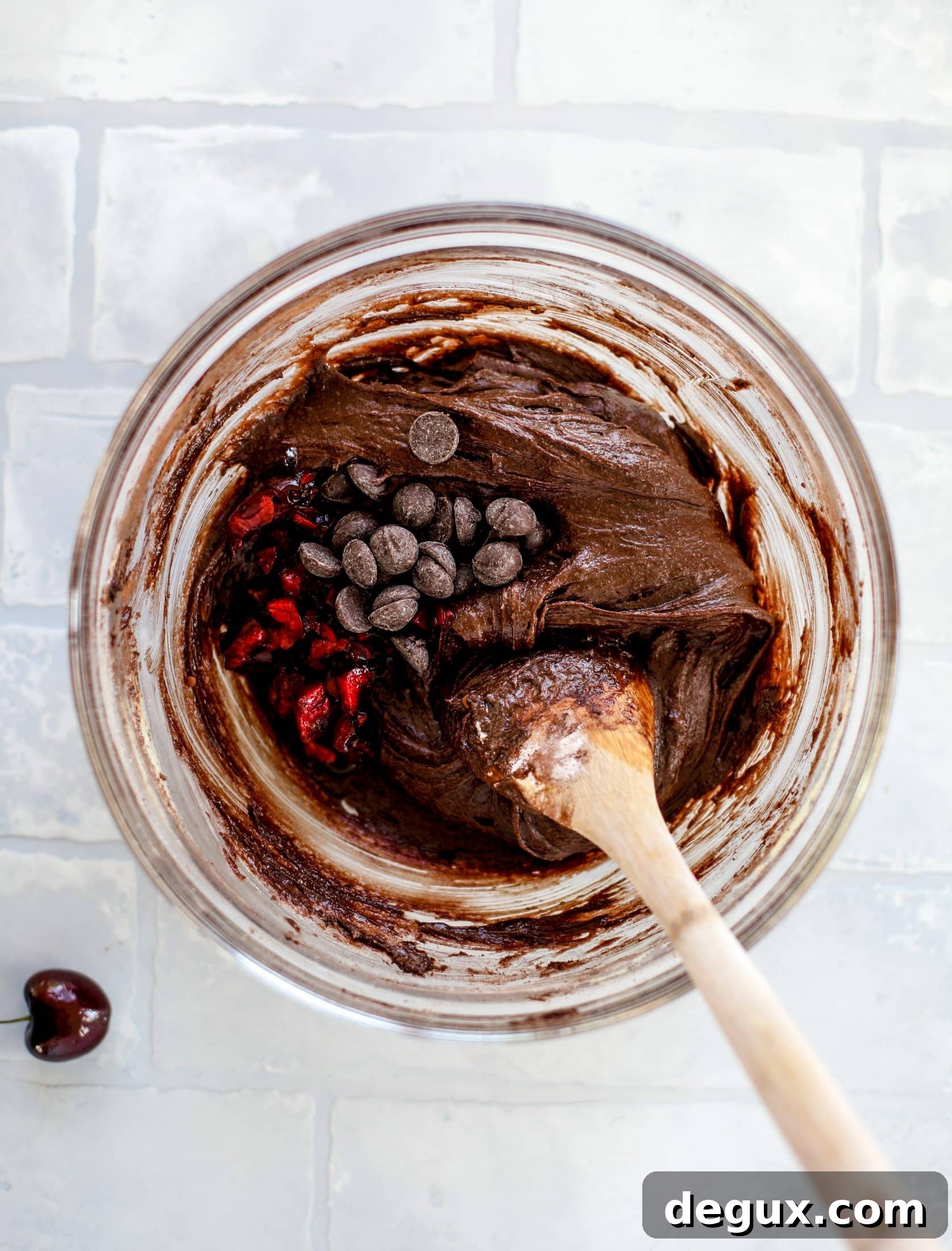 Cherry Cheesecake Swirl Brownies Recipe Guide 5 brownie batter