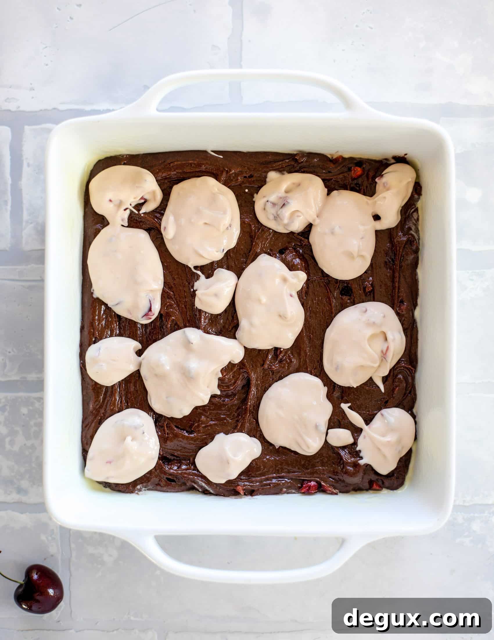 Cherry Cheesecake Swirl Brownies Recipe Guide 6 cheesecake brownie batter