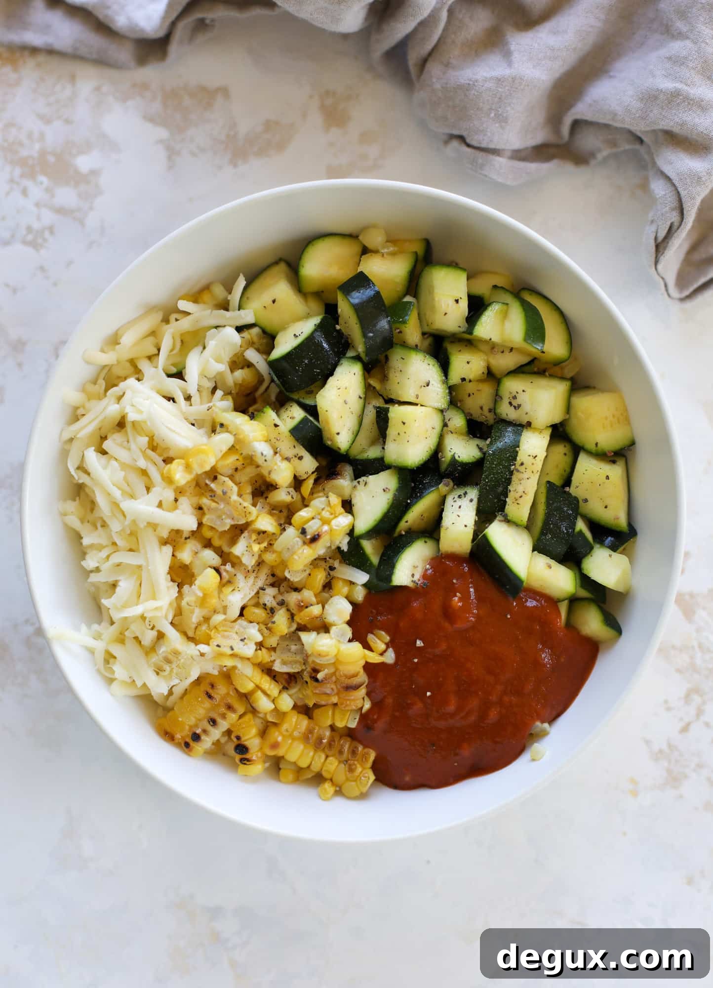 Summer Grilled Corn Enchiladas with Smoky Chipotle Sauce 3 corn enchilada filling