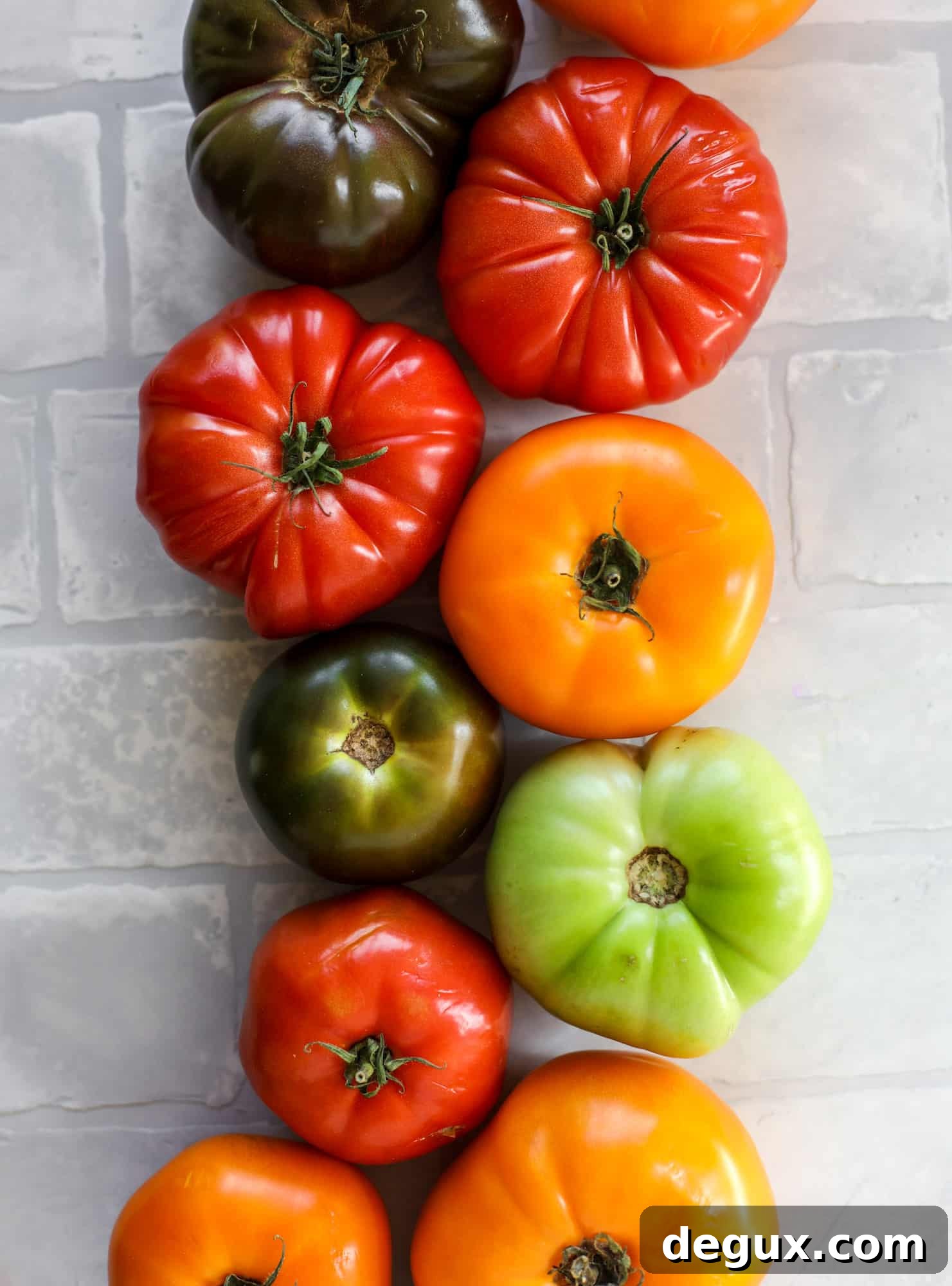 Grilled Garlic-Herb Butter Pizza with Heirloom Tomatoes 3 heirloom tomatoes