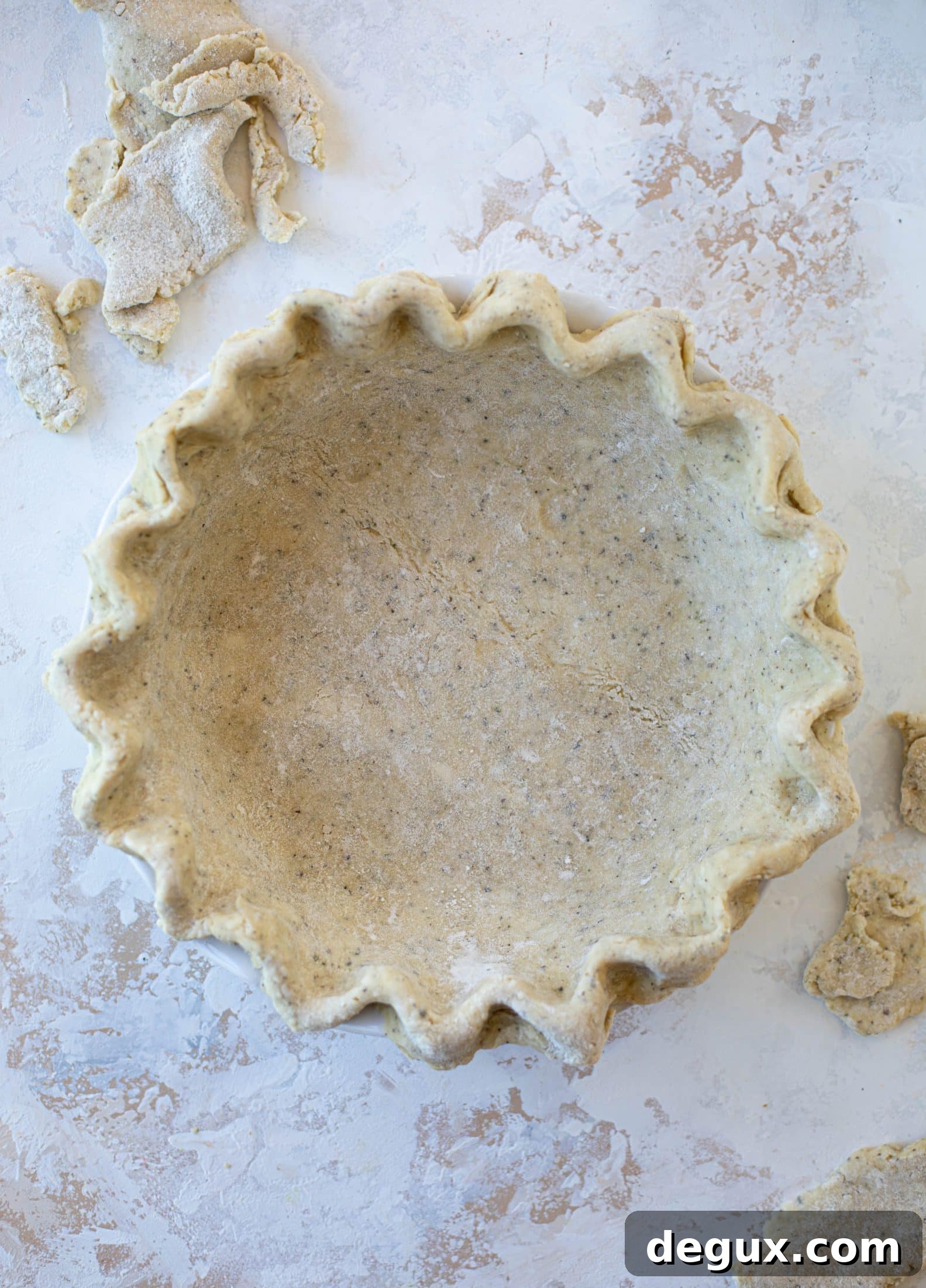 cheddar herb pie crust