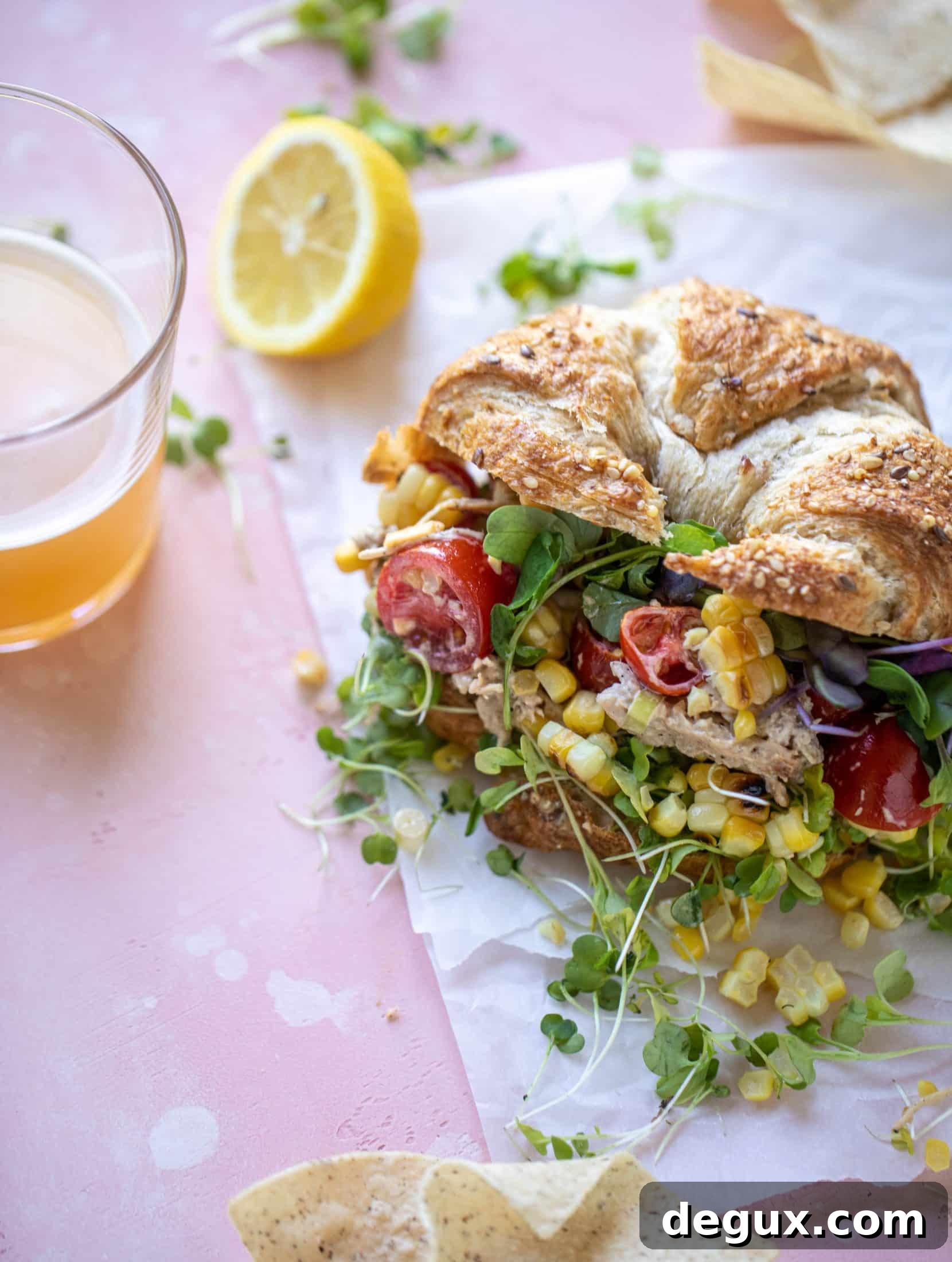 Smoky Grilled Chicken Salad with Summer Corn and Avocado 6 This smoky summer chicken salad is incredible! So much flavor from grilled chicken, sweet cherry tomatoes, corn, cheddar cheese and a secret ingredient!