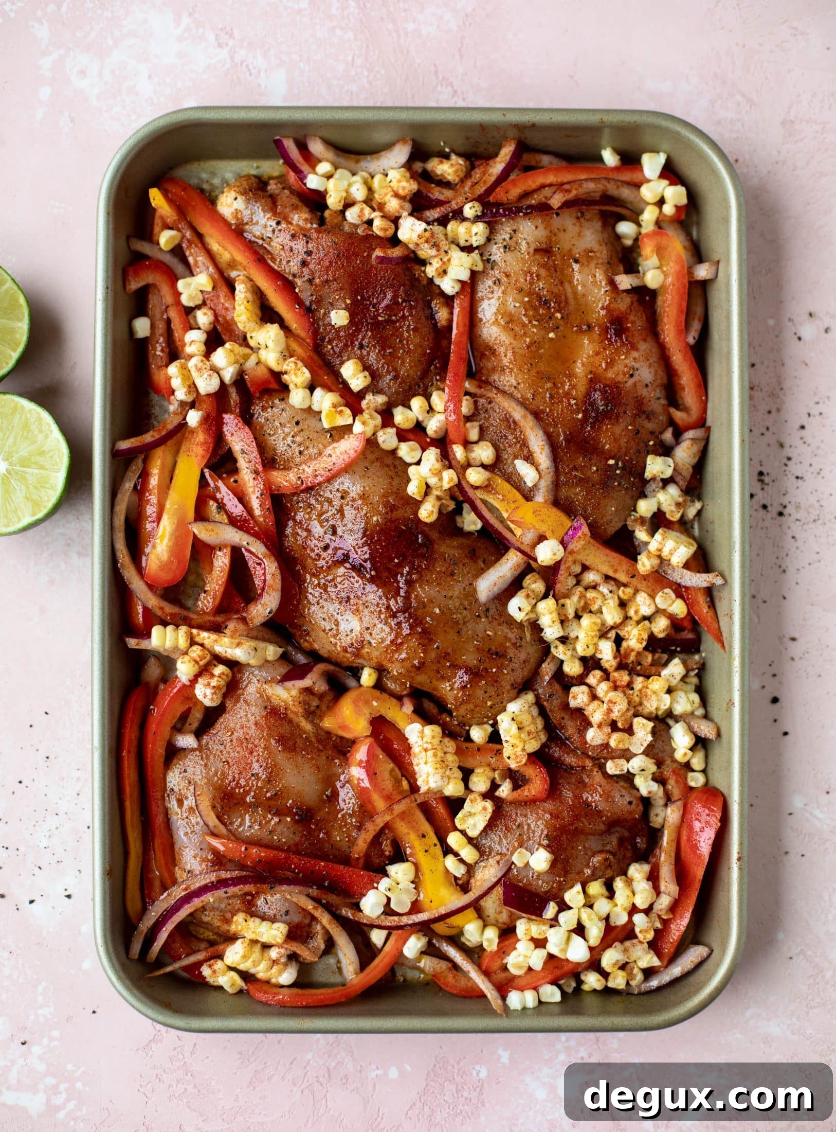 sheet pan chicken for the oven