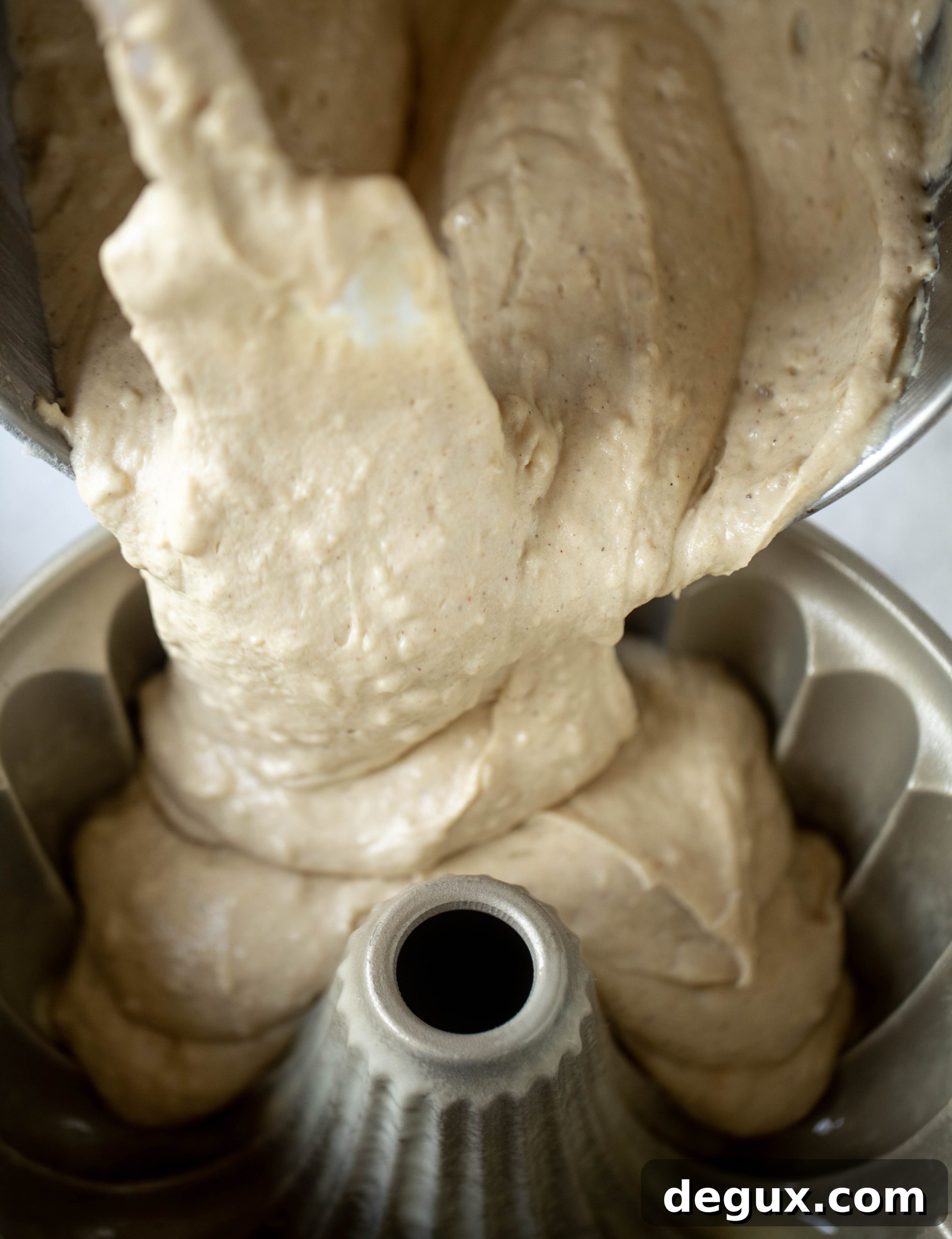 apple cider cake batter