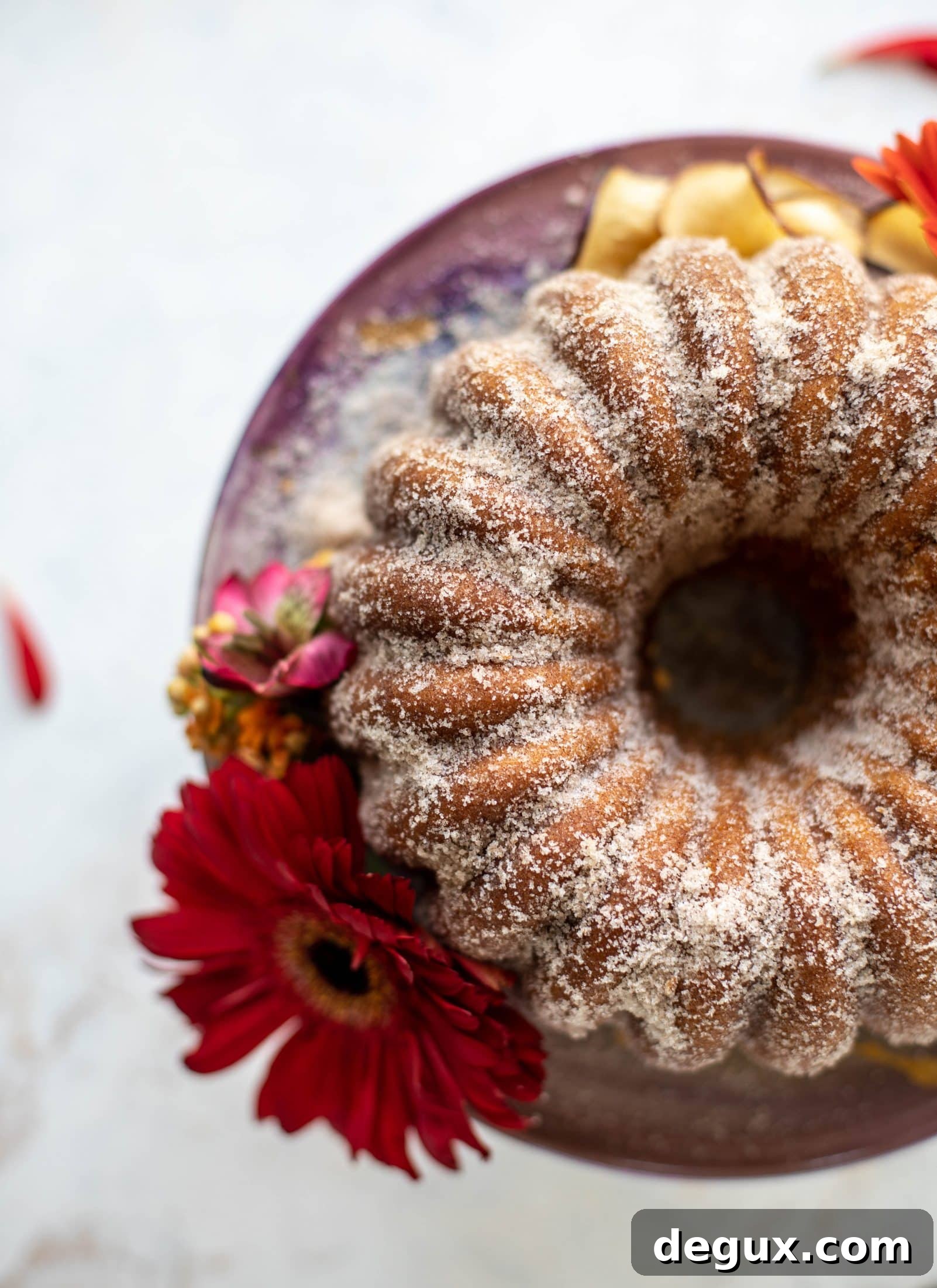 This apple cider donut cake is a huge fall crowd pleaser! Covered in cinnamon sugar and fluffy to perfection. It's incredible!