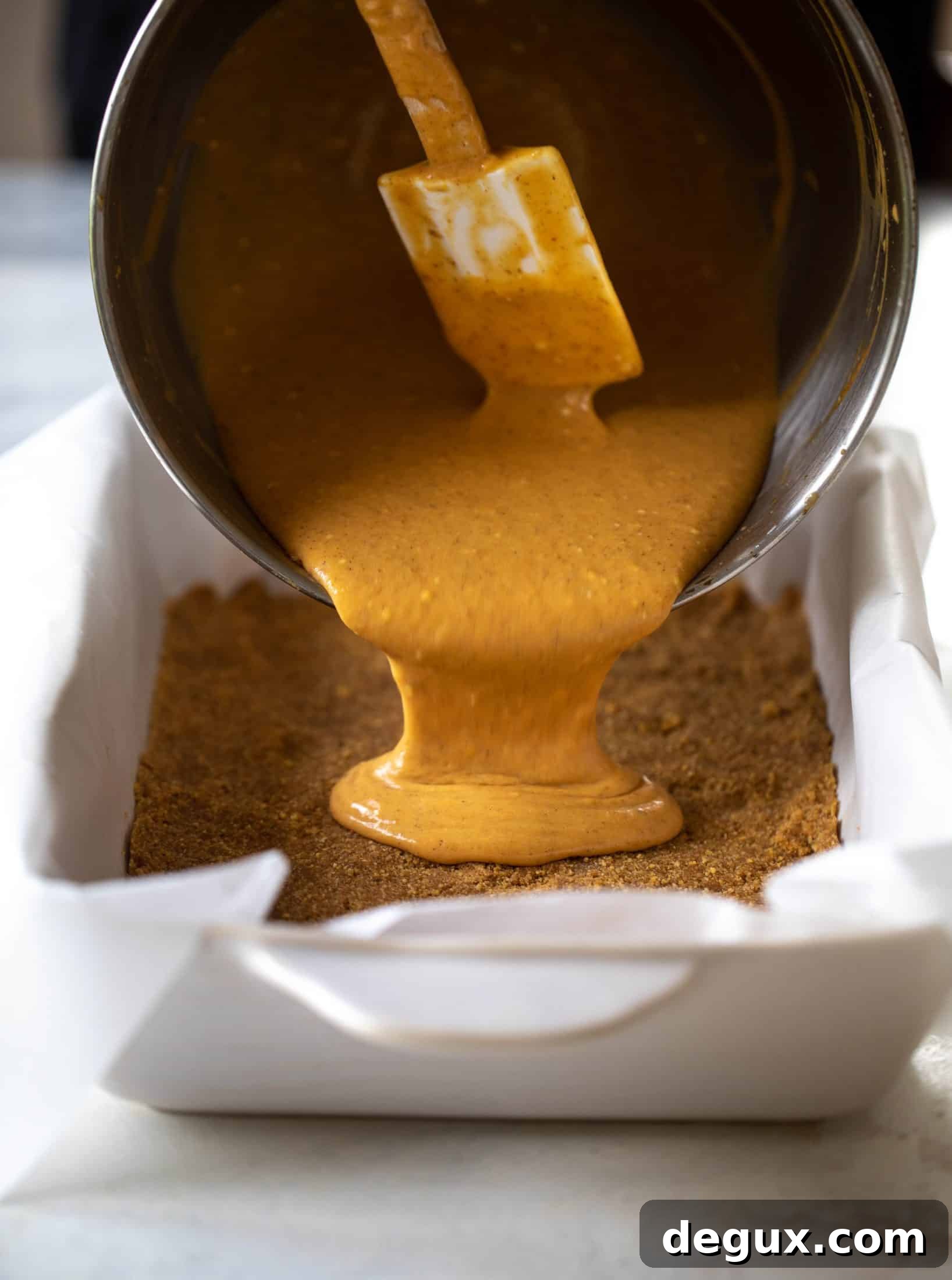 pumpkin gooey bar batter