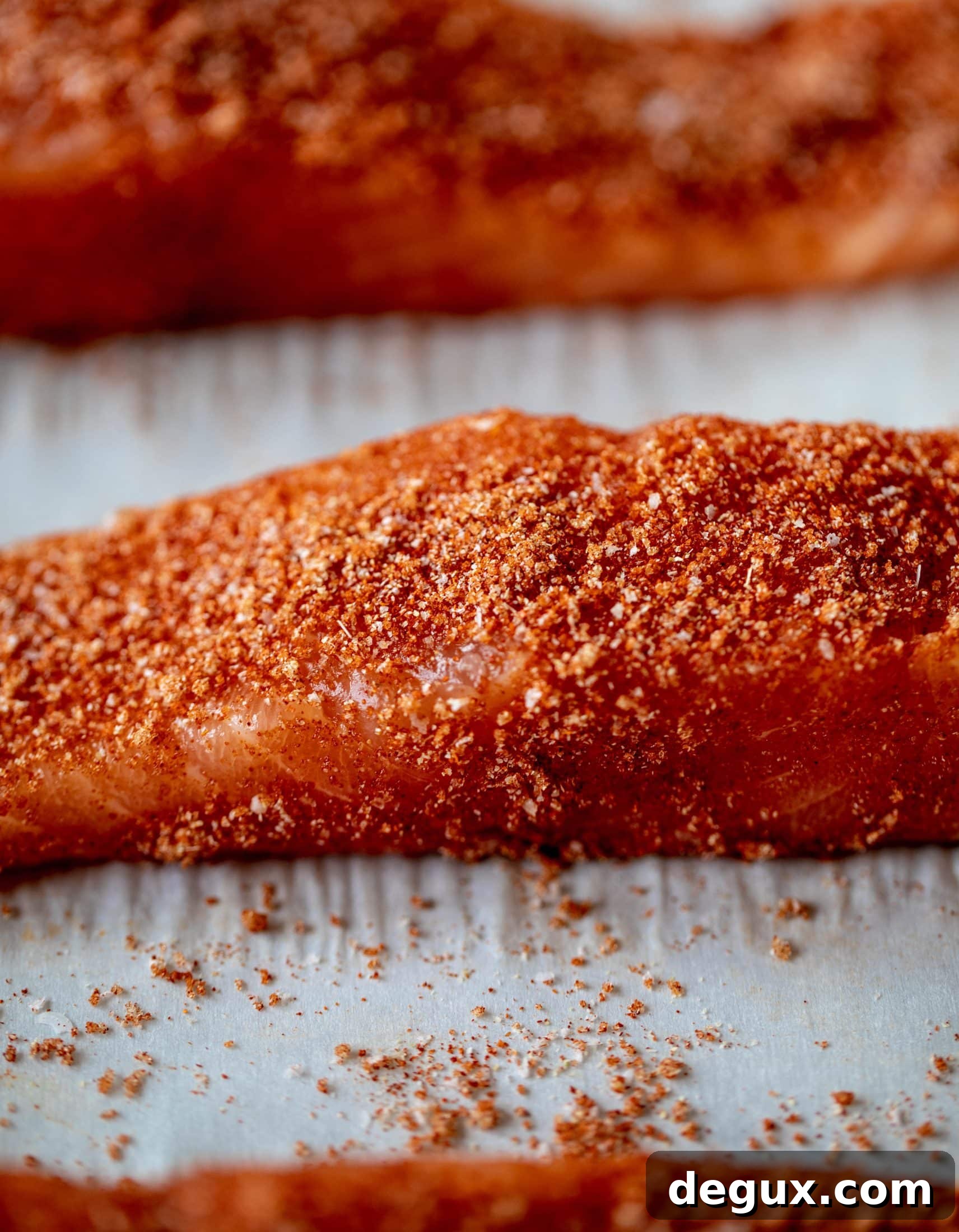seasoned salmon filets