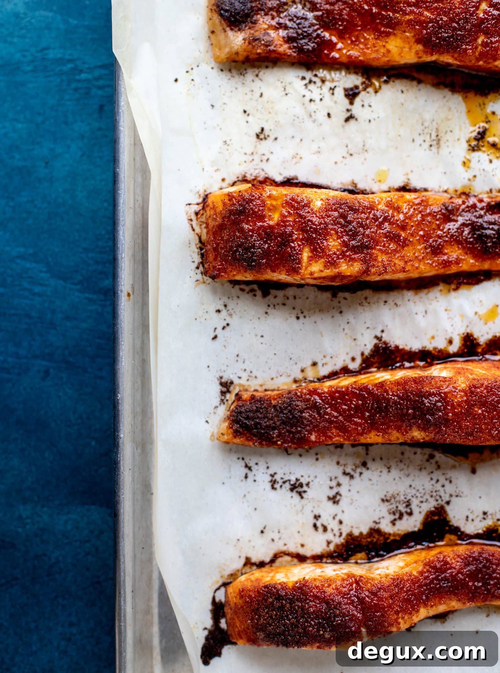 This maple bbq salmon is a quick and delicious weeknight meal. Serve with brown butter couscous and your favorite veg to round it out!