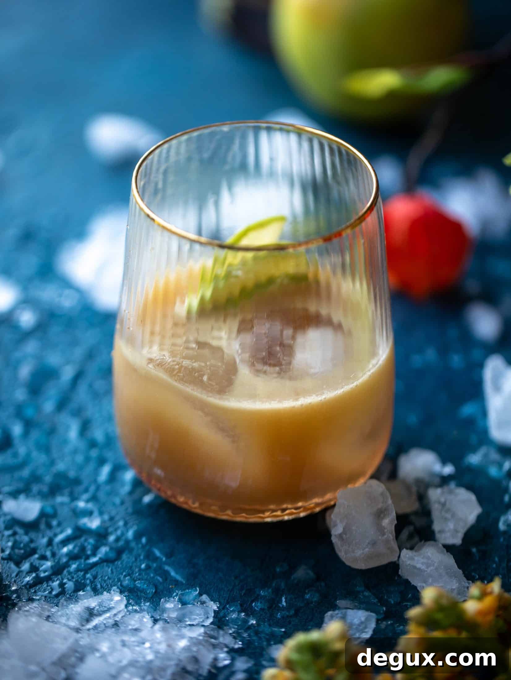 This caramel apple old fashioned will warm you up this fall! Bourbon, homemade cider caramel, apple cider and bitters make this super delish.
