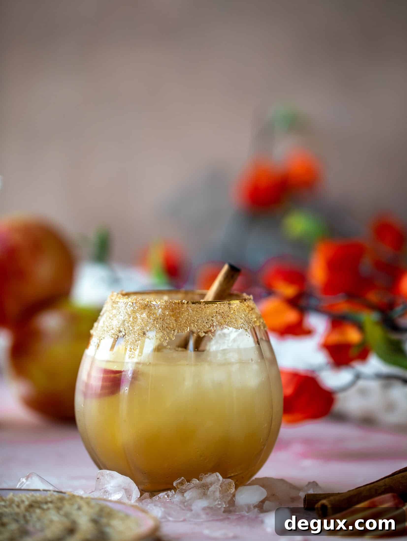 Smoky Mezcal Cider Margarita Recipe for Fall Cocktails 9 This apple cider mezcal margarita is a delicious, smoky cocktail for fall! It's warming and refreshing and delicious all at once. Cheers!
