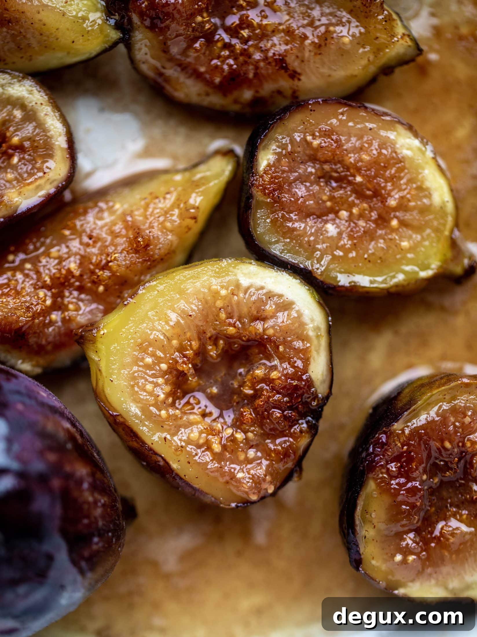 Almond Butter Baked Oatmeal with Sticky Cinnamon Fig Topping 5 sticky cinnamon figs