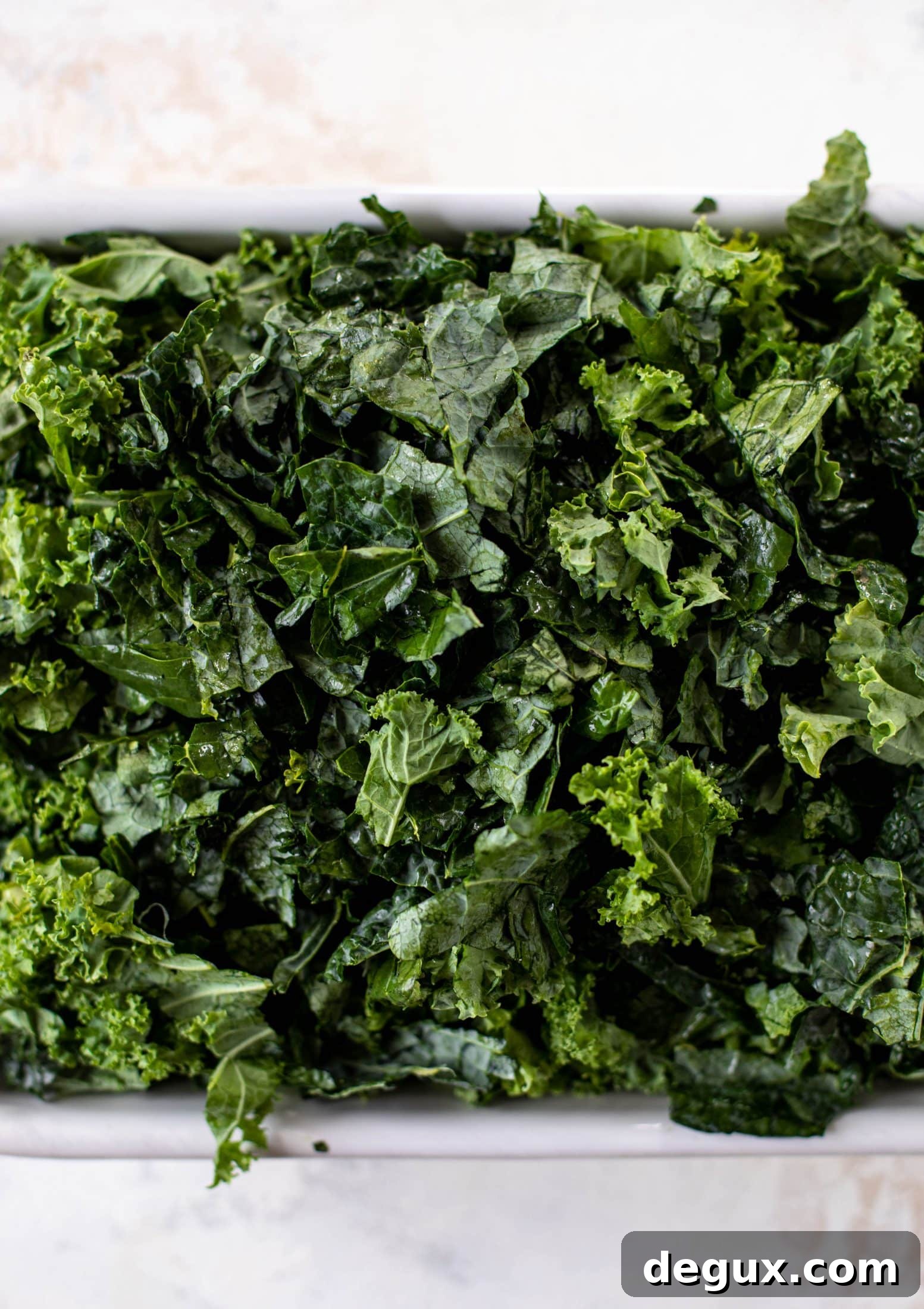 tuscan and curly green kale