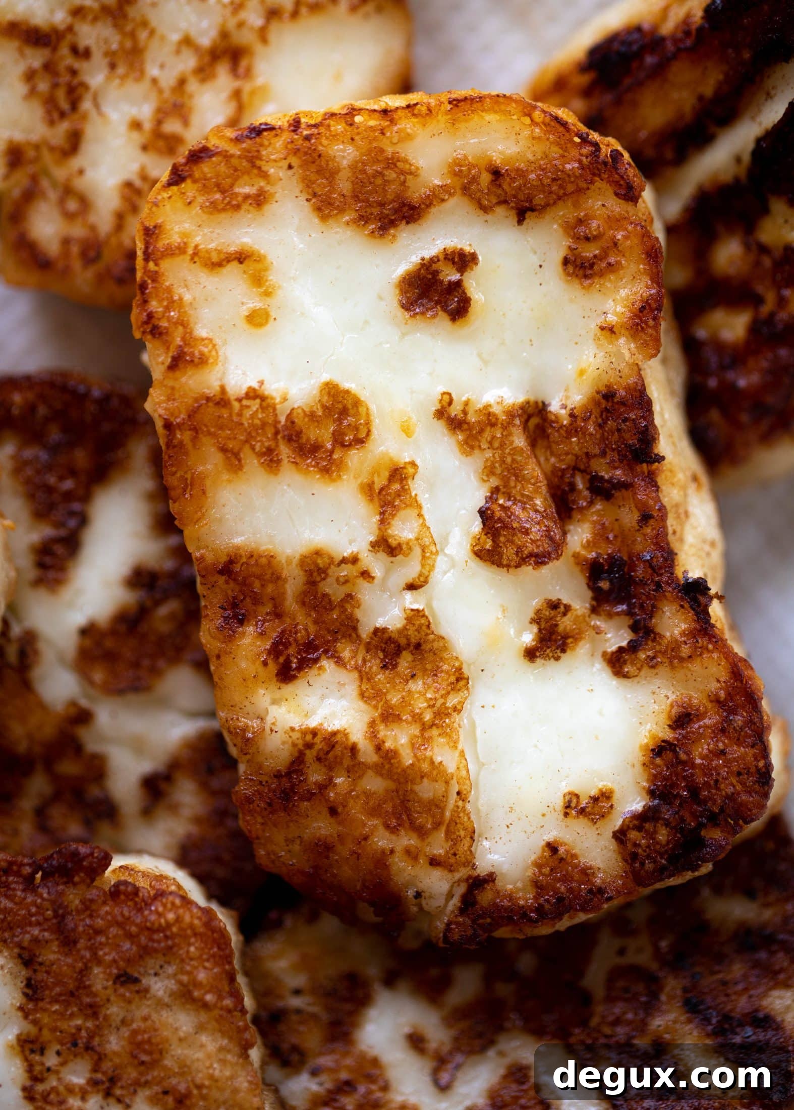 fried halloumi