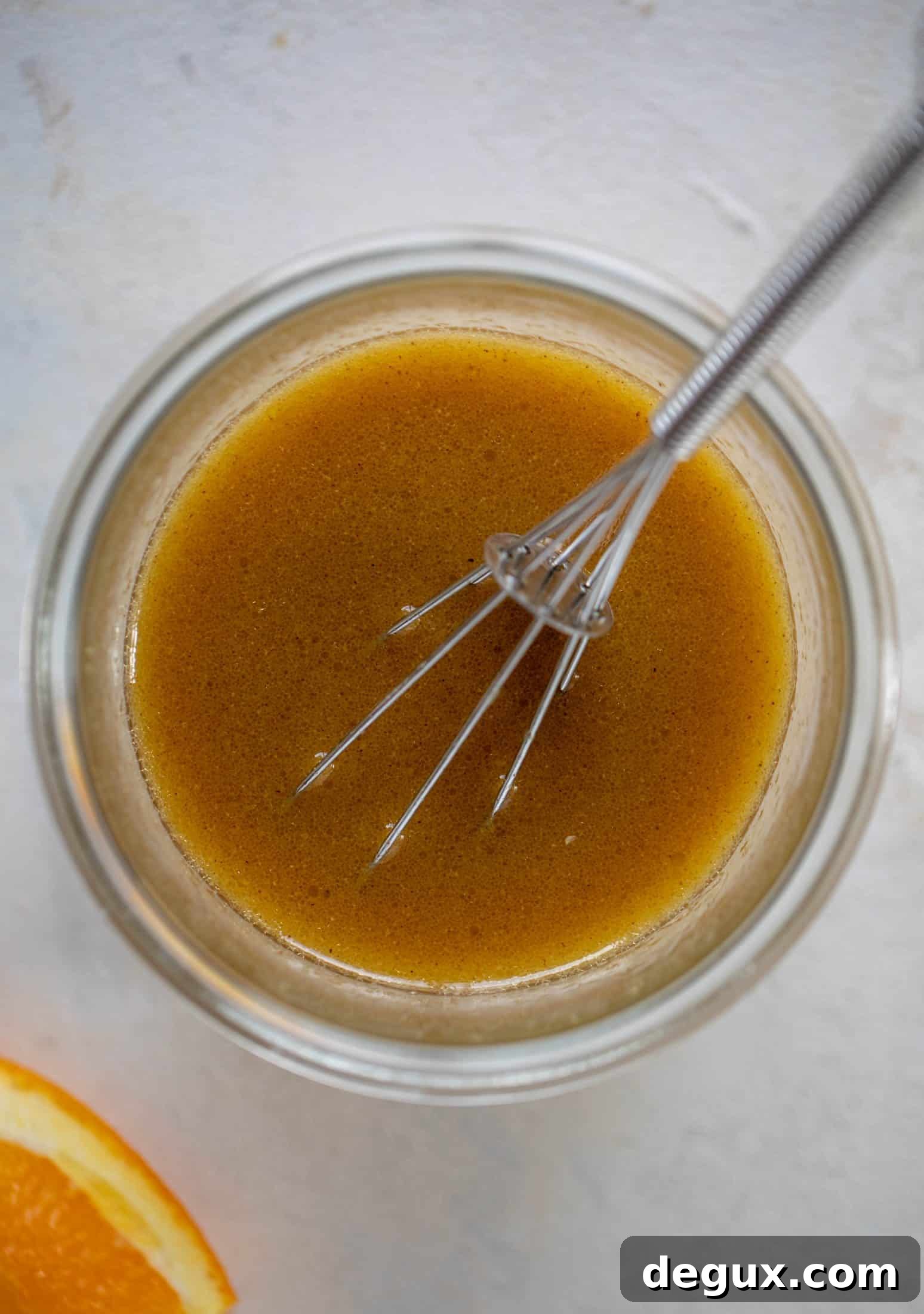 spiced orange vinaigrette